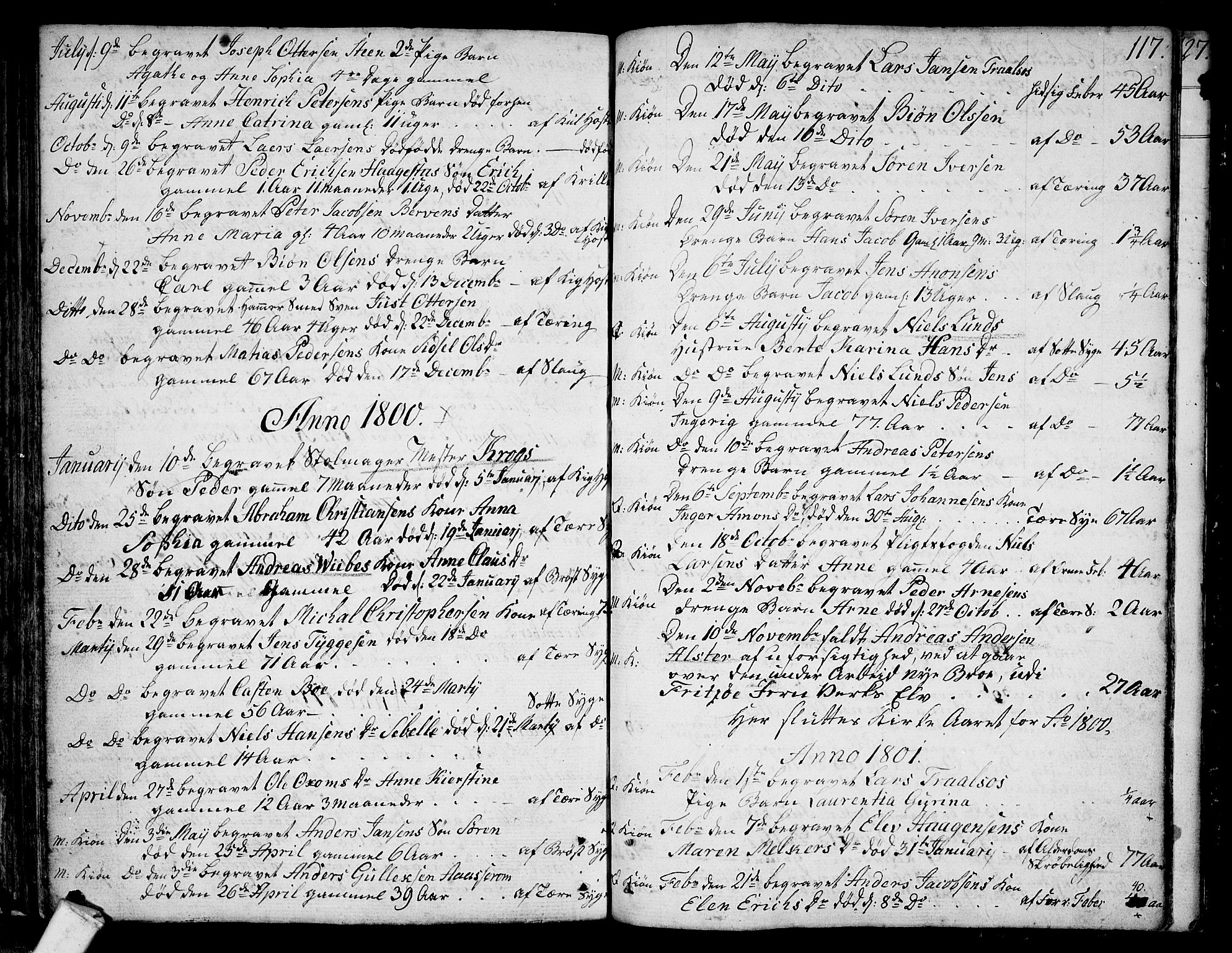 Larvik kirkebøker, SAKO/A-352/F/Fb/L0001: Parish register (official) no. II 1, 1779-1817, p. 117
