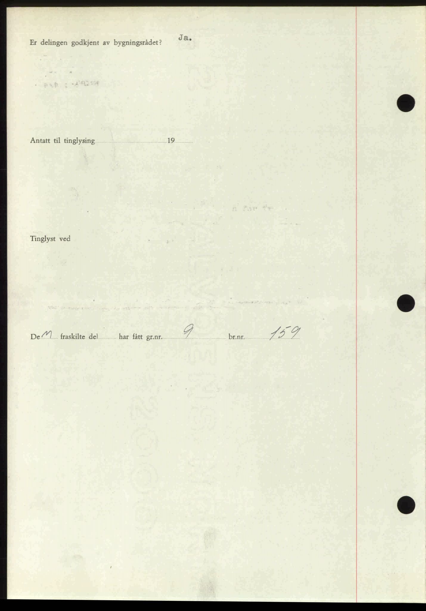 Follo sorenskriveri, SAO/A-10274/G/Ga/Gaa/L0085: Mortgage book no. I 85, 1948-1948, Diary no: : 4367/1948