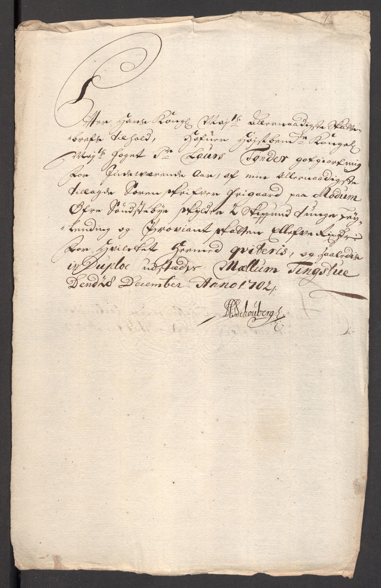 Rentekammeret inntil 1814, Reviderte regnskaper, Fogderegnskap, AV/RA-EA-4092/R22/L1459: Fogderegnskap Ringerike, Hallingdal og Buskerud, 1702, p. 268