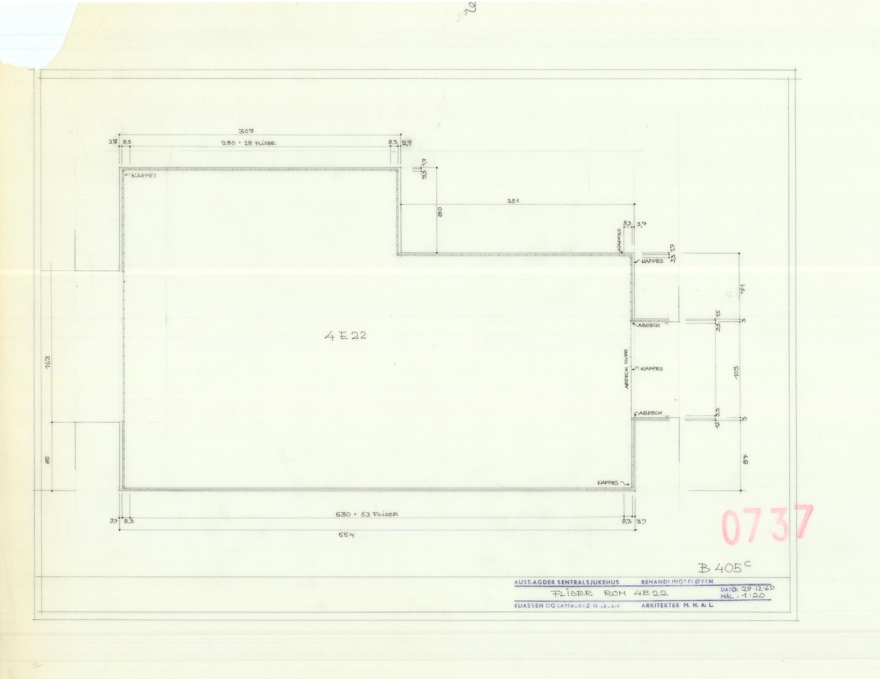 Eliassen og Lambertz-Nilssen Arkitekter, AAKS/PA-2983/T/T02/L0007: Tegningskogger 0737, 1967-1972, p. 20