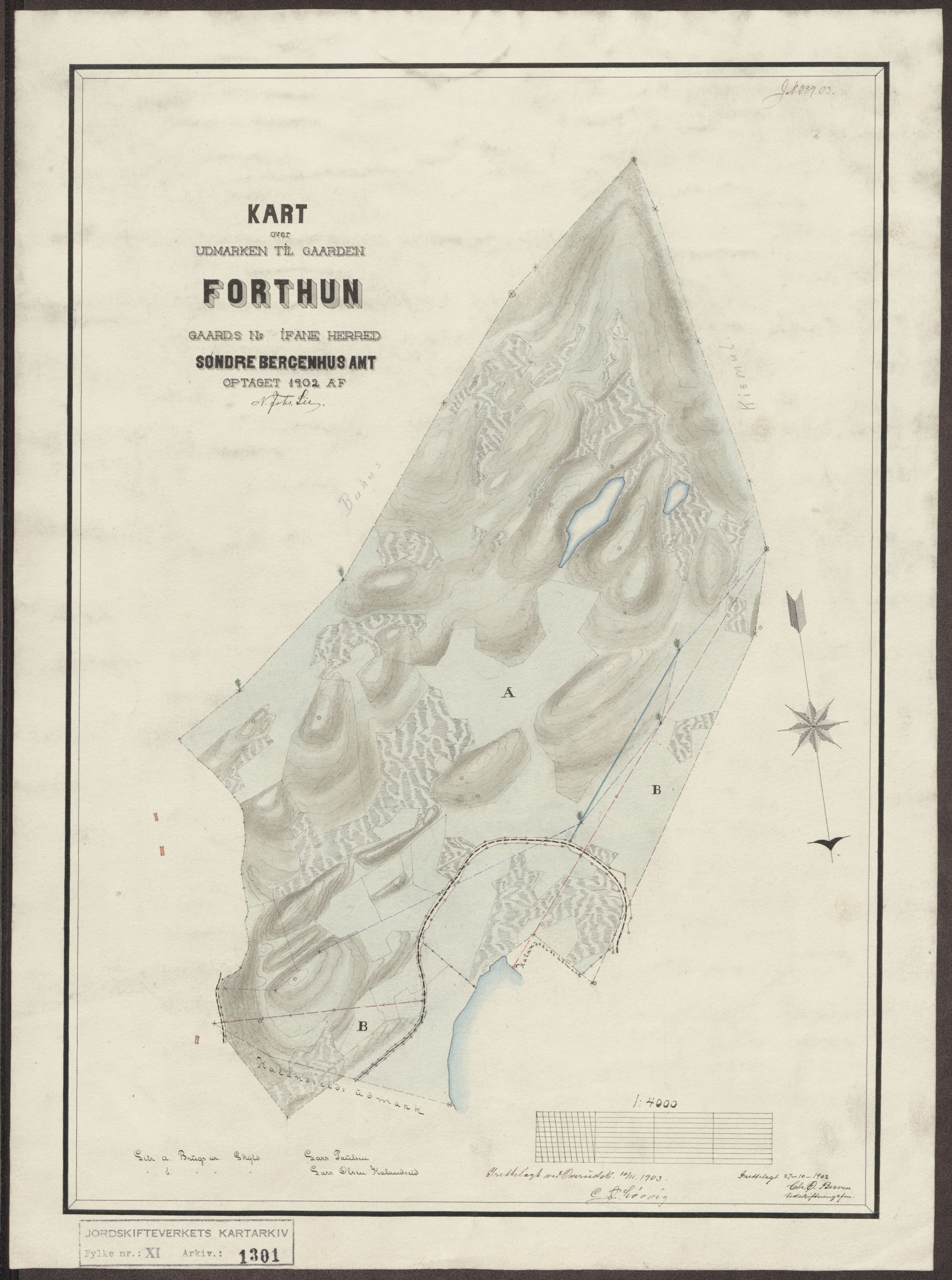 Jordskifteverkets kartarkiv, AV/RA-S-3929/T, 1859-1988, p. 1451