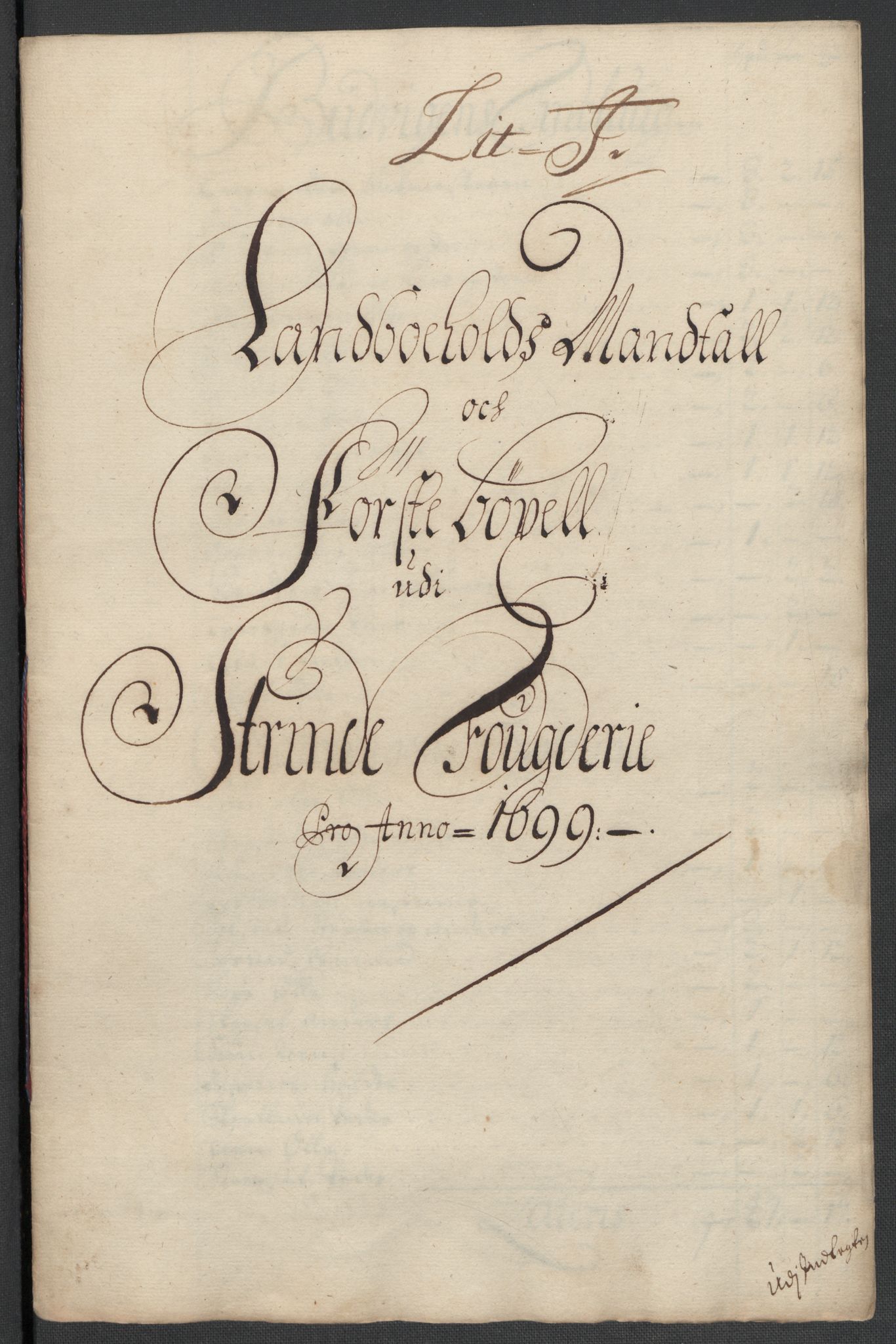 Rentekammeret inntil 1814, Reviderte regnskaper, Fogderegnskap, AV/RA-EA-4092/R61/L4107: Fogderegnskap Strinda og Selbu, 1698-1700, p. 258