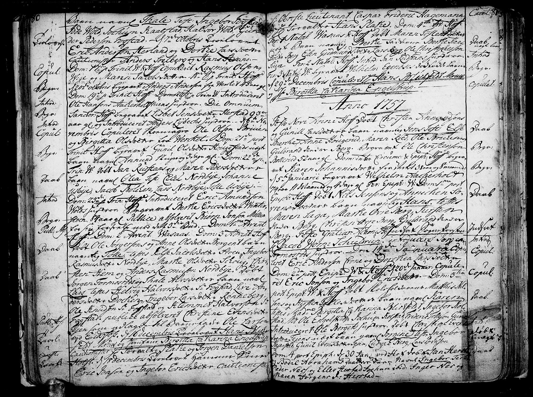 Hof kirkebøker, SAKO/A-64/F/Fa/L0002: Parish register (official) no. I 2, 1746-1781, p. 80-81