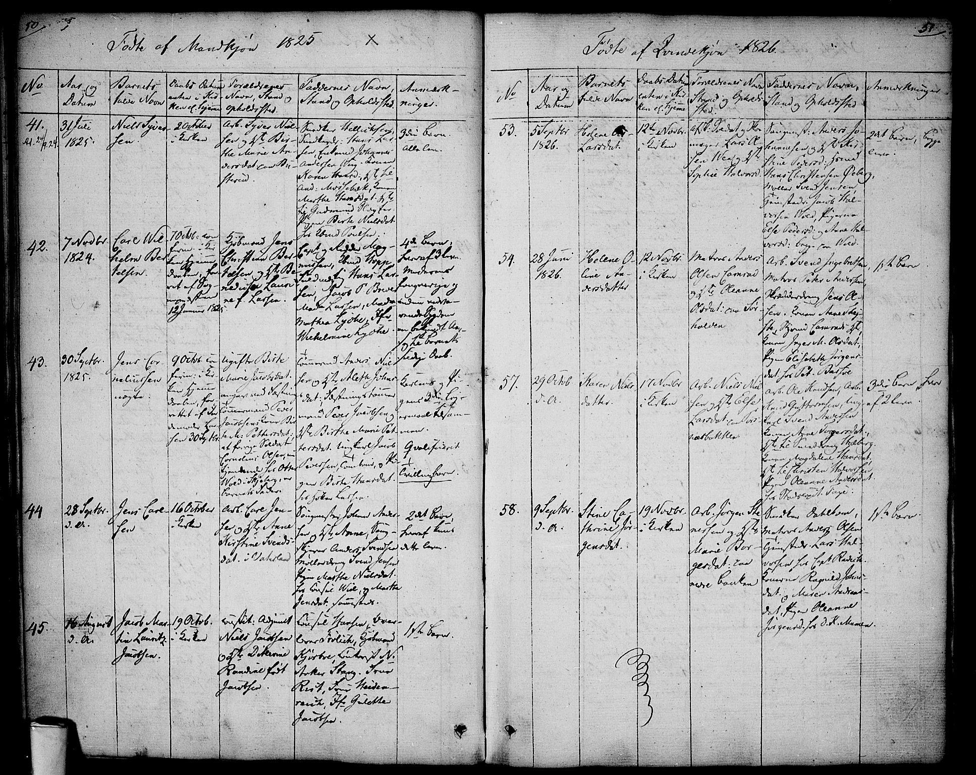 Halden prestekontor Kirkebøker, AV/SAO-A-10909/F/Fa/L0004: Parish register (official) no. I 4, 1823-1834, p. 50-51