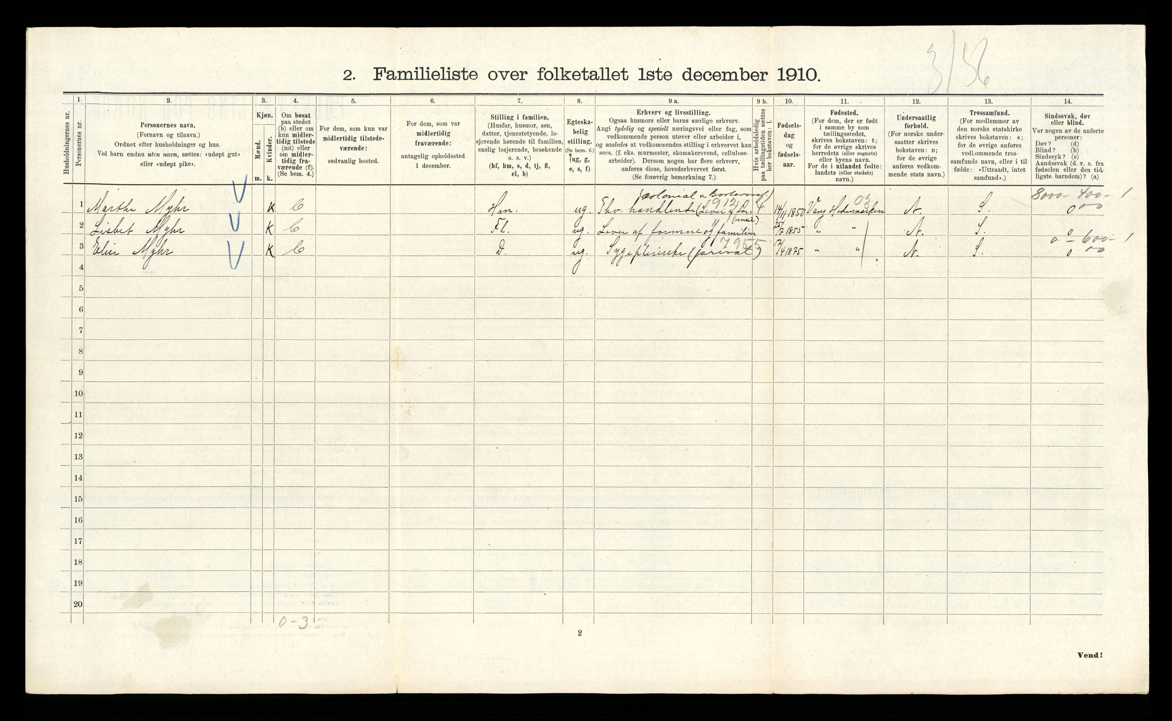 RA, 1910 census for Kristiania, 1910, p. 28742