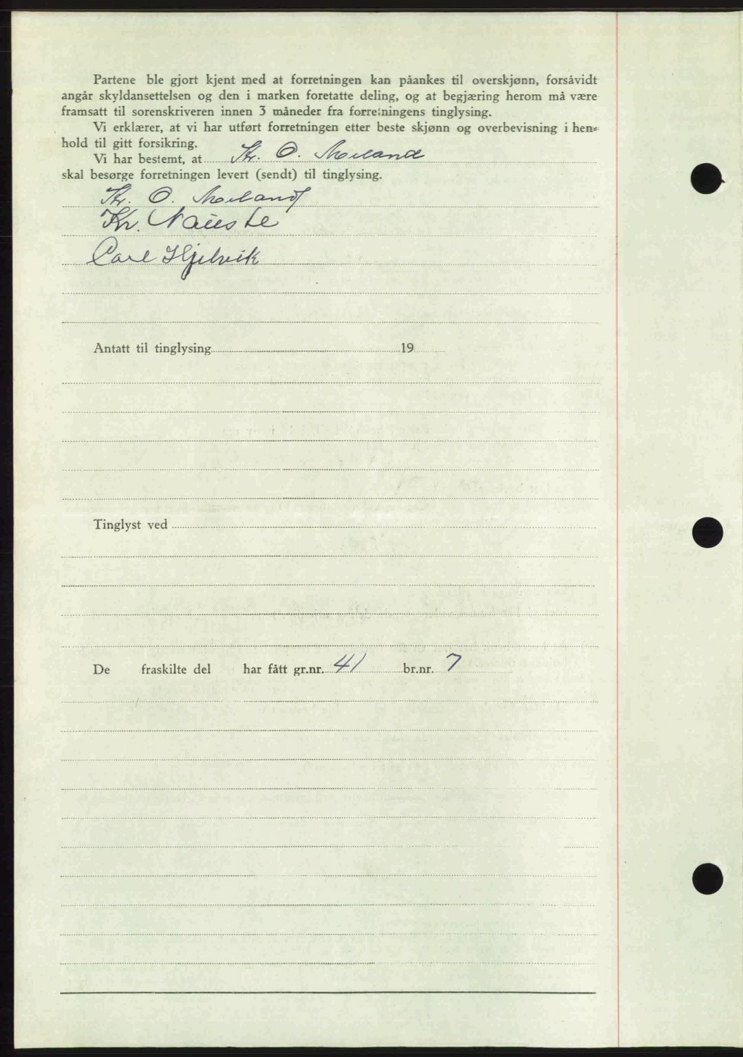 Romsdal sorenskriveri, AV/SAT-A-4149/1/2/2C: Mortgage book no. A26, 1948-1948, Diary no: : 1943/1948