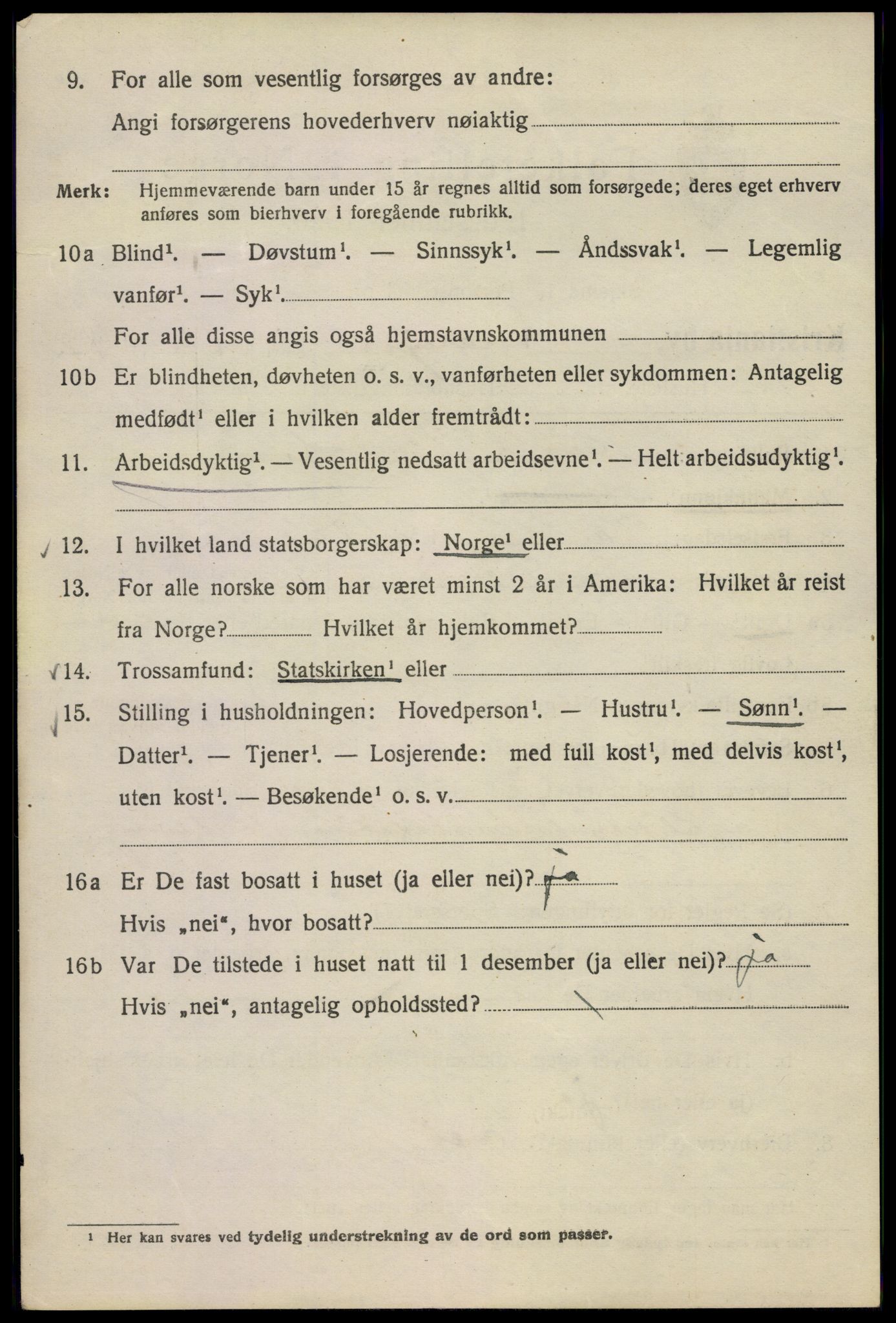 SAO, 1920 census for Kristiania, 1920, p. 558956