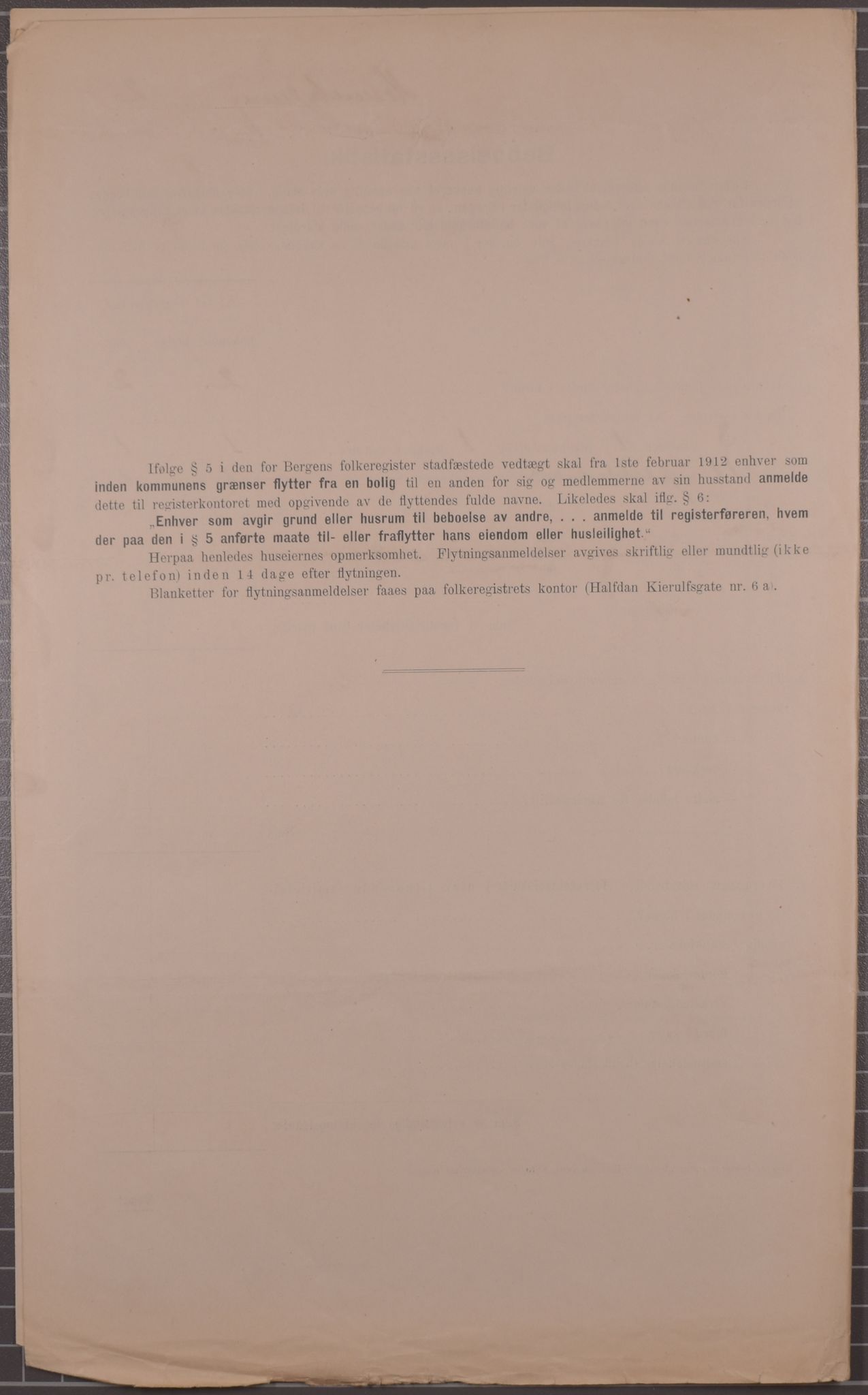 SAB, Municipal Census 1912 for Bergen, 1912, p. 2199