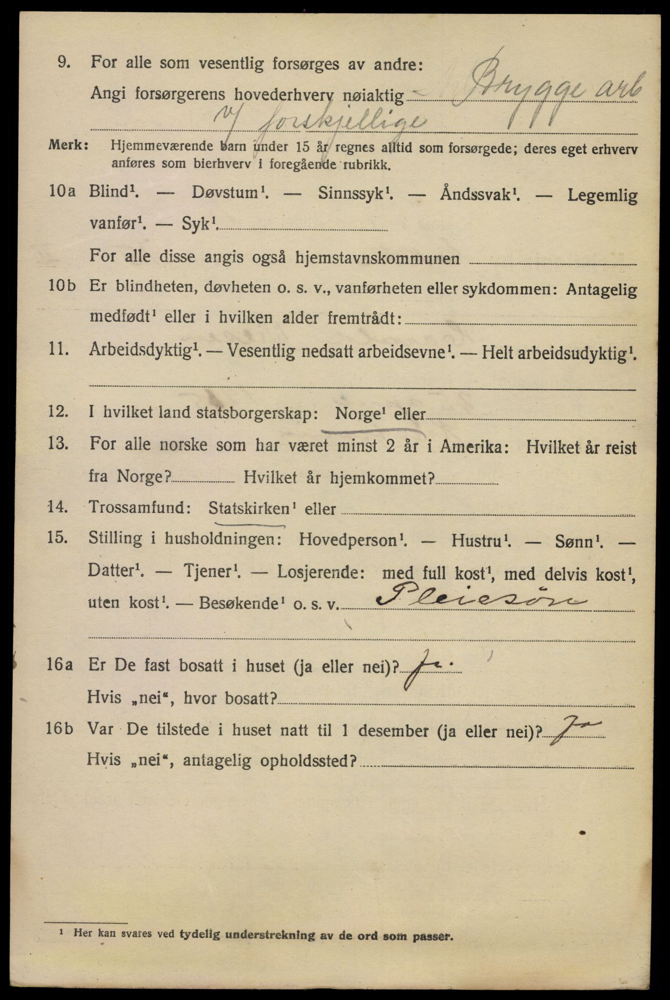 SAO, 1920 census for Kristiania, 1920, p. 357670