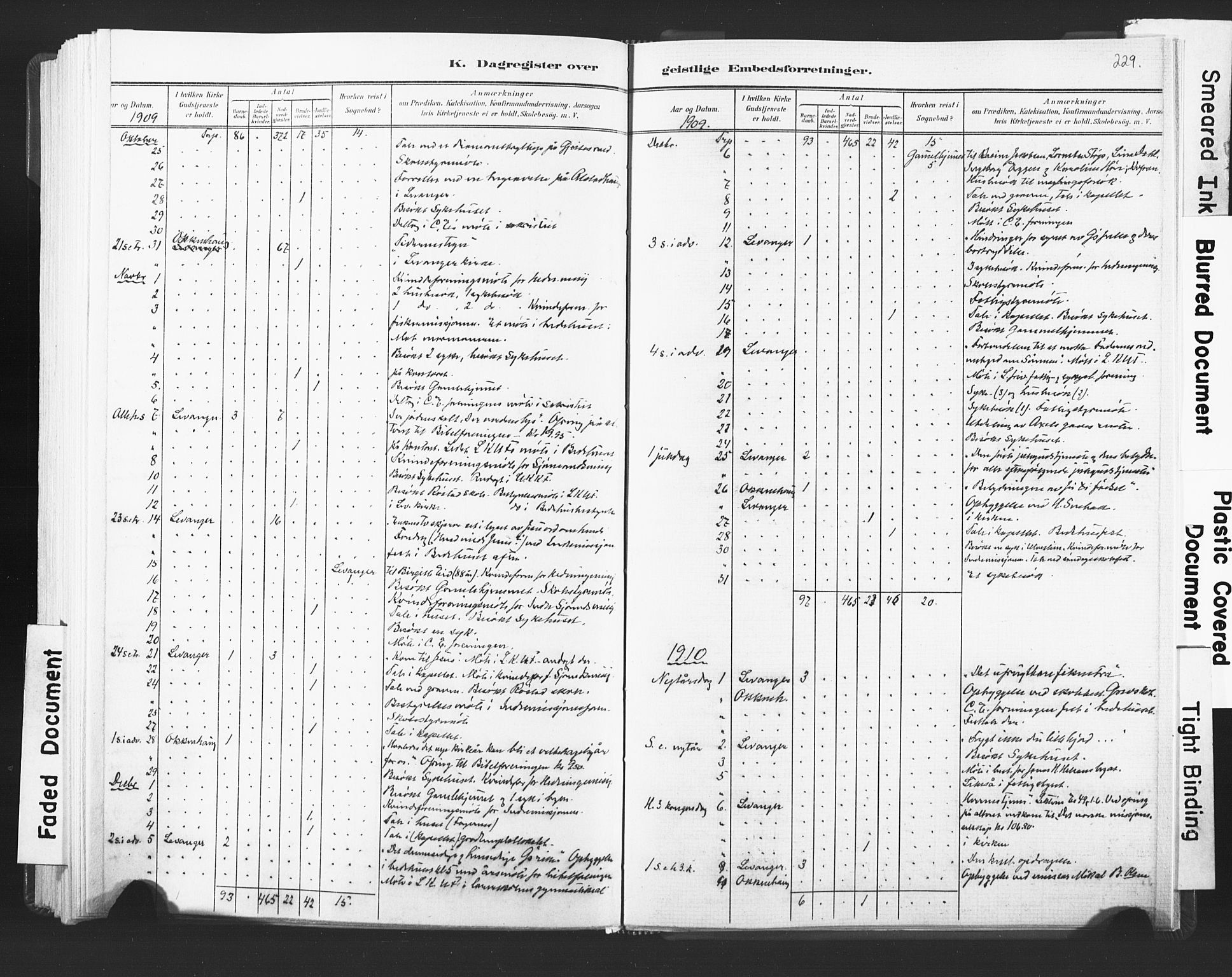 Ministerialprotokoller, klokkerbøker og fødselsregistre - Nord-Trøndelag, AV/SAT-A-1458/720/L0189: Parish register (official) no. 720A05, 1880-1911, p. 229