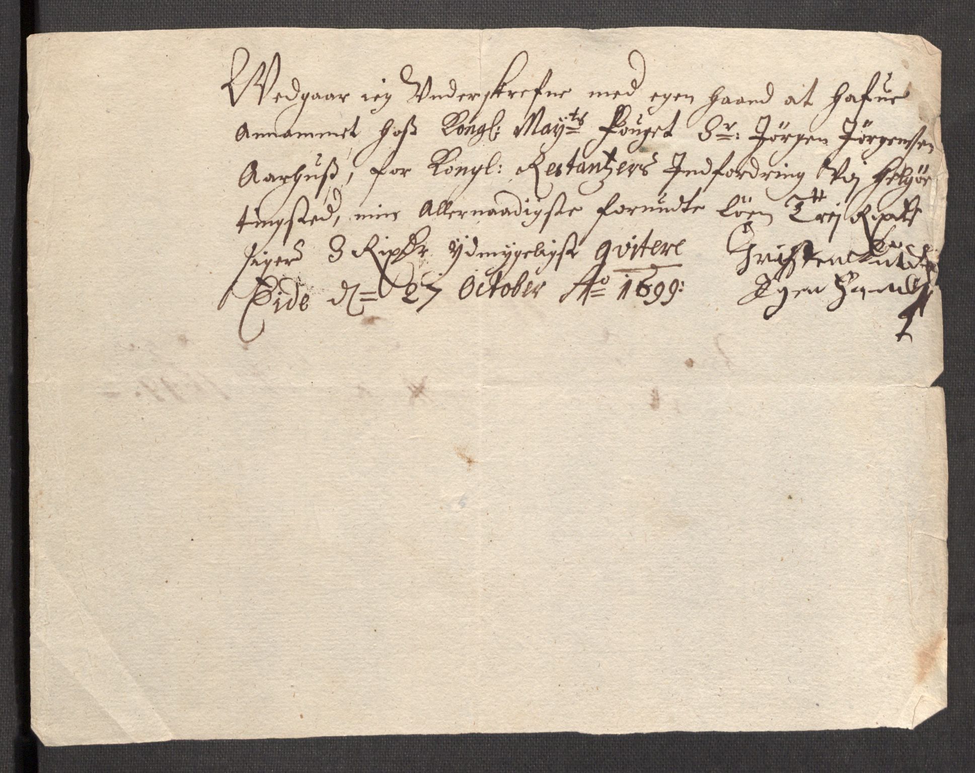 Rentekammeret inntil 1814, Reviderte regnskaper, Fogderegnskap, AV/RA-EA-4092/R68/L4754: Fogderegnskap Senja og Troms, 1697-1699, p. 356