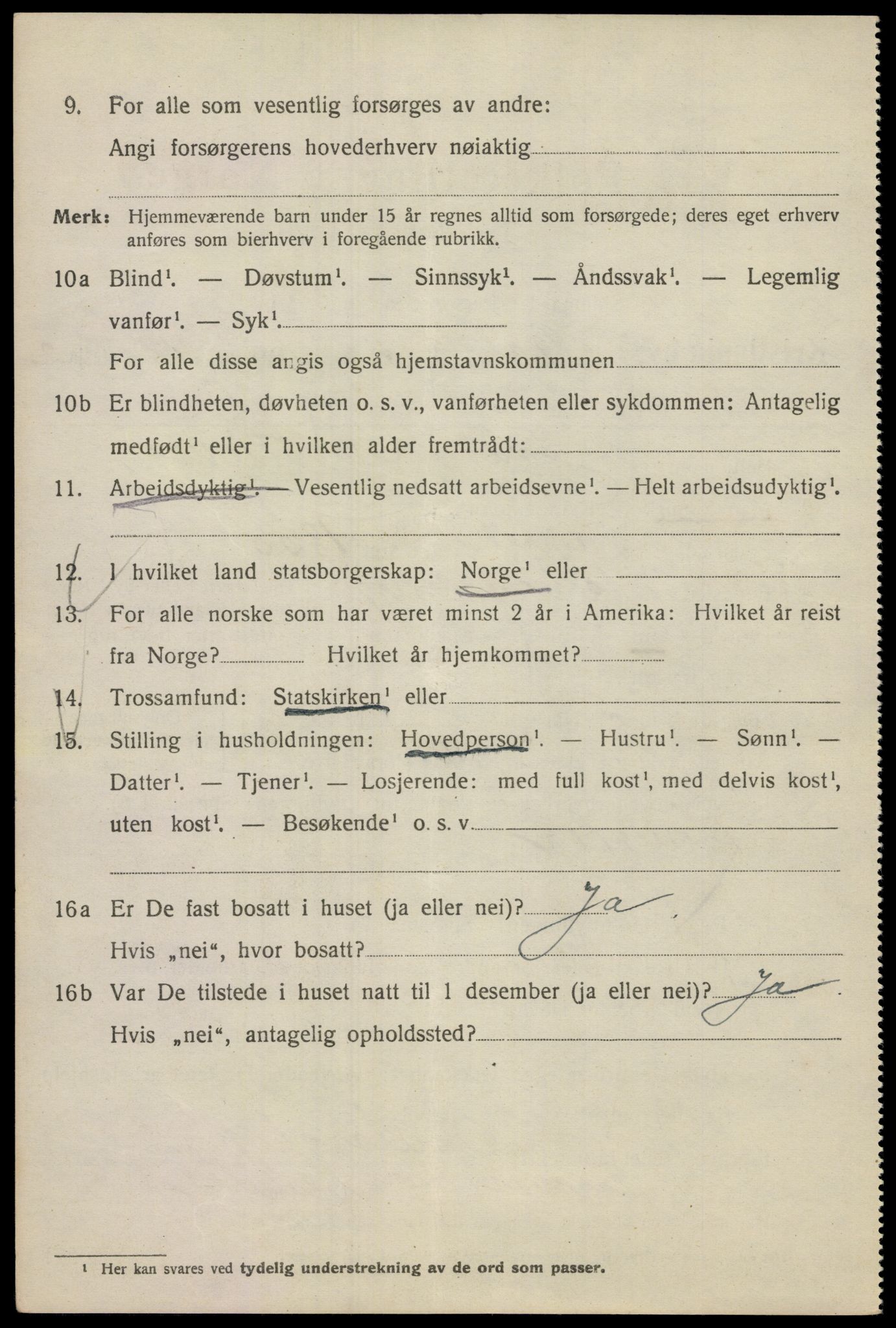 SAO, 1920 census for Kristiania, 1920, p. 150116