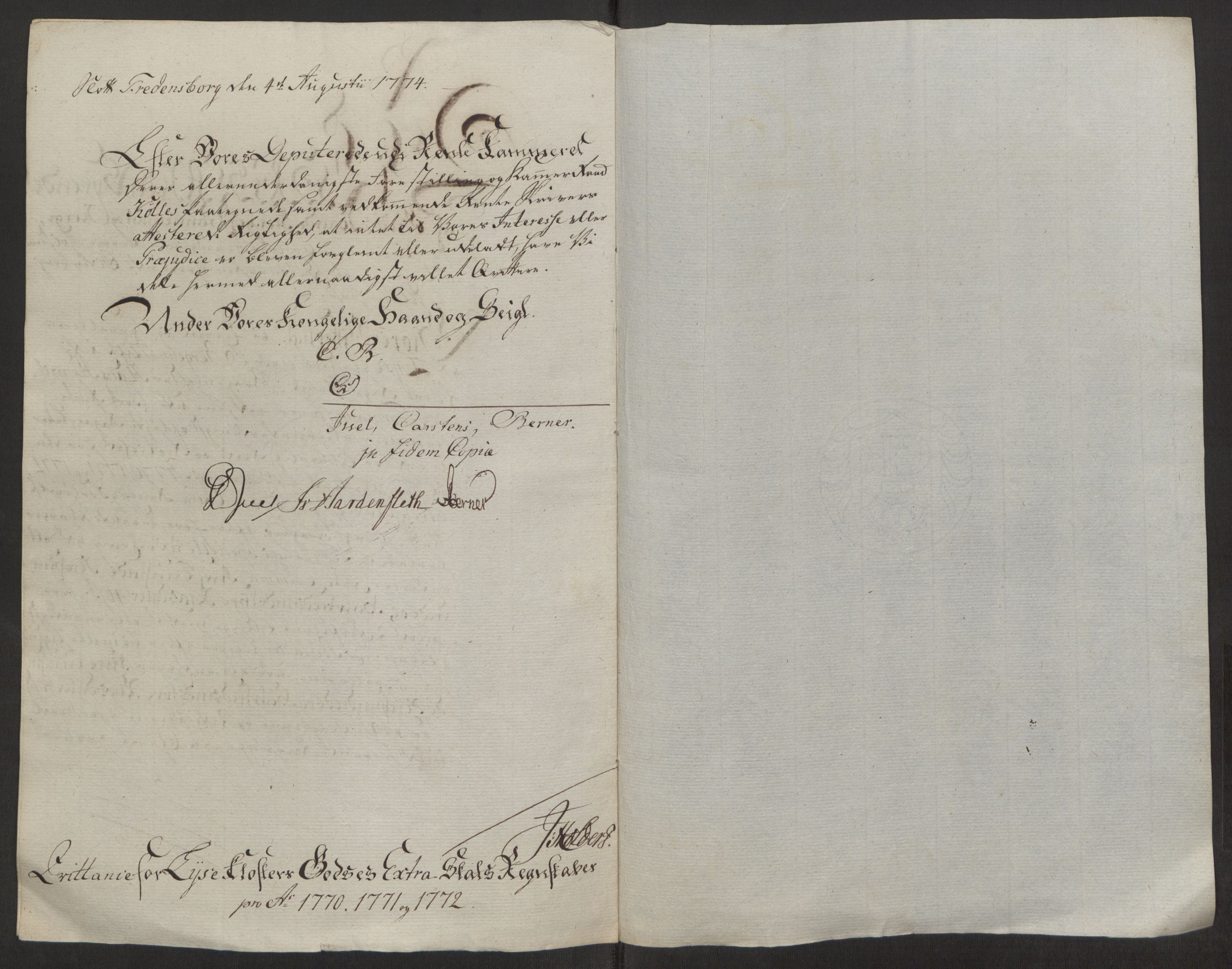Rentekammeret inntil 1814, Reviderte regnskaper, Fogderegnskap, RA/EA-4092/R50/L3180: Ekstraskatten Lyse kloster, 1762-1783, p. 269