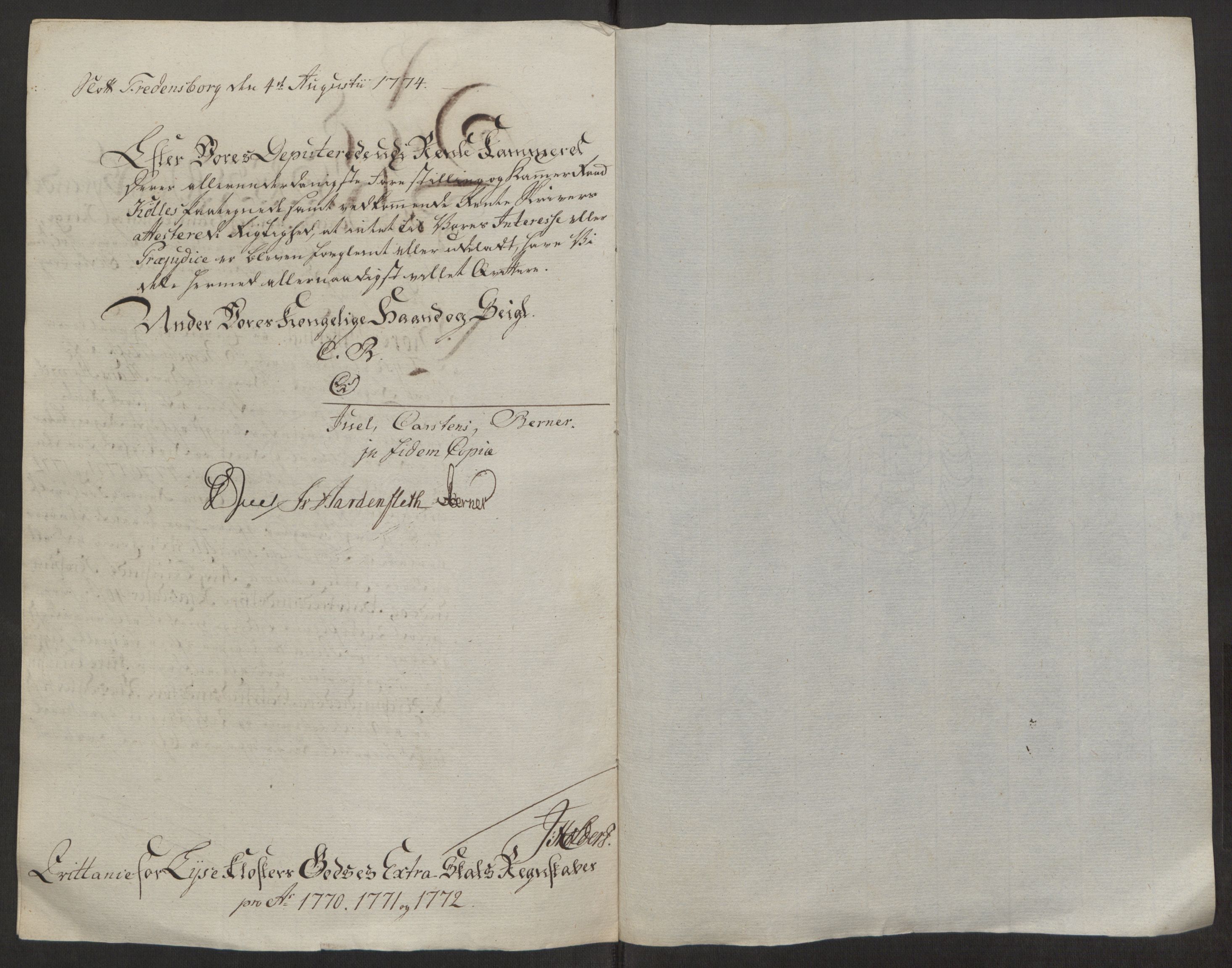 Rentekammeret inntil 1814, Reviderte regnskaper, Fogderegnskap, AV/RA-EA-4092/R50/L3180: Ekstraskatten Lyse kloster, 1762-1783, p. 269