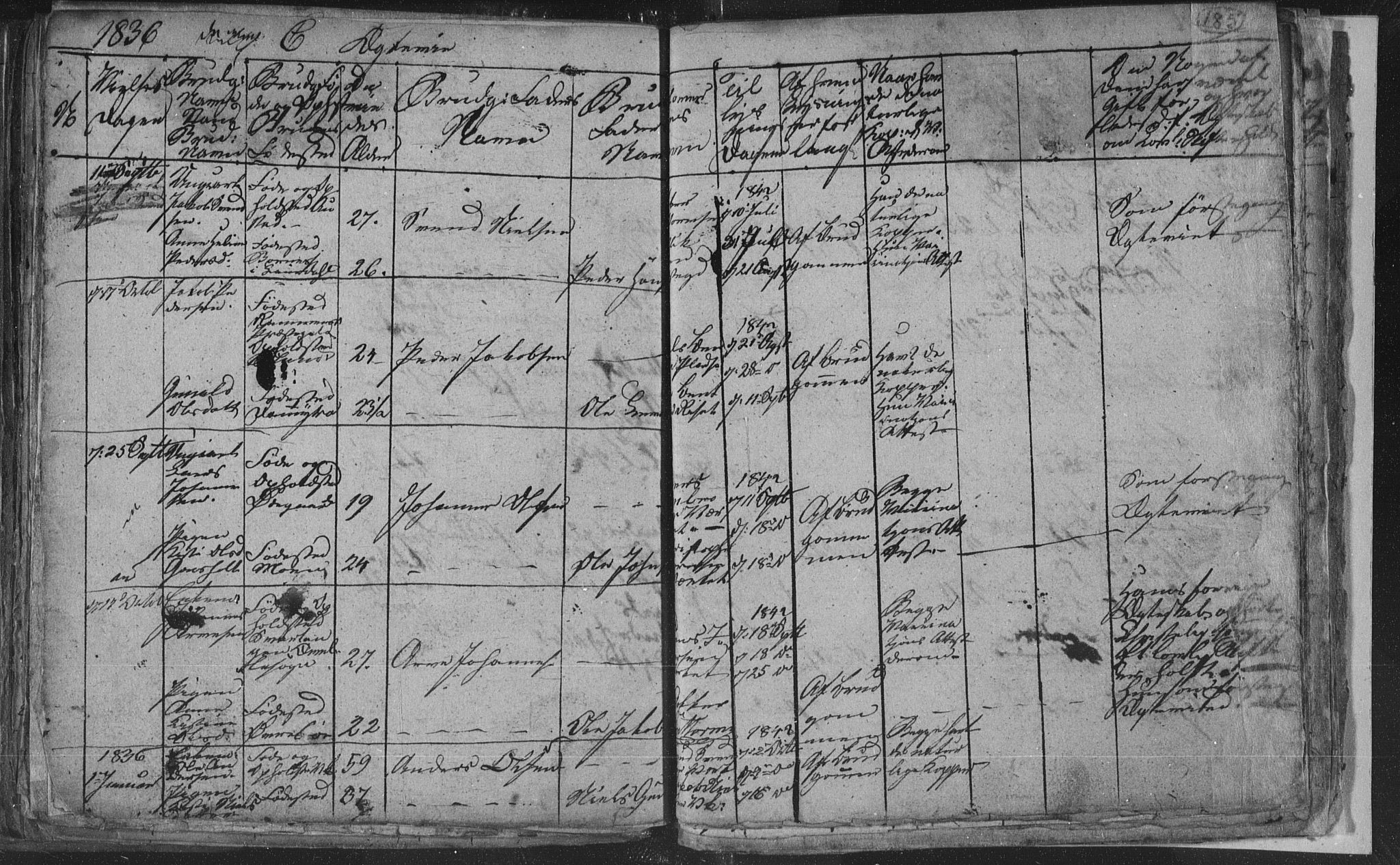 Siljan kirkebøker, SAKO/A-300/G/Ga/L0001: Parish register (copy) no. 1, 1827-1847, p. 185