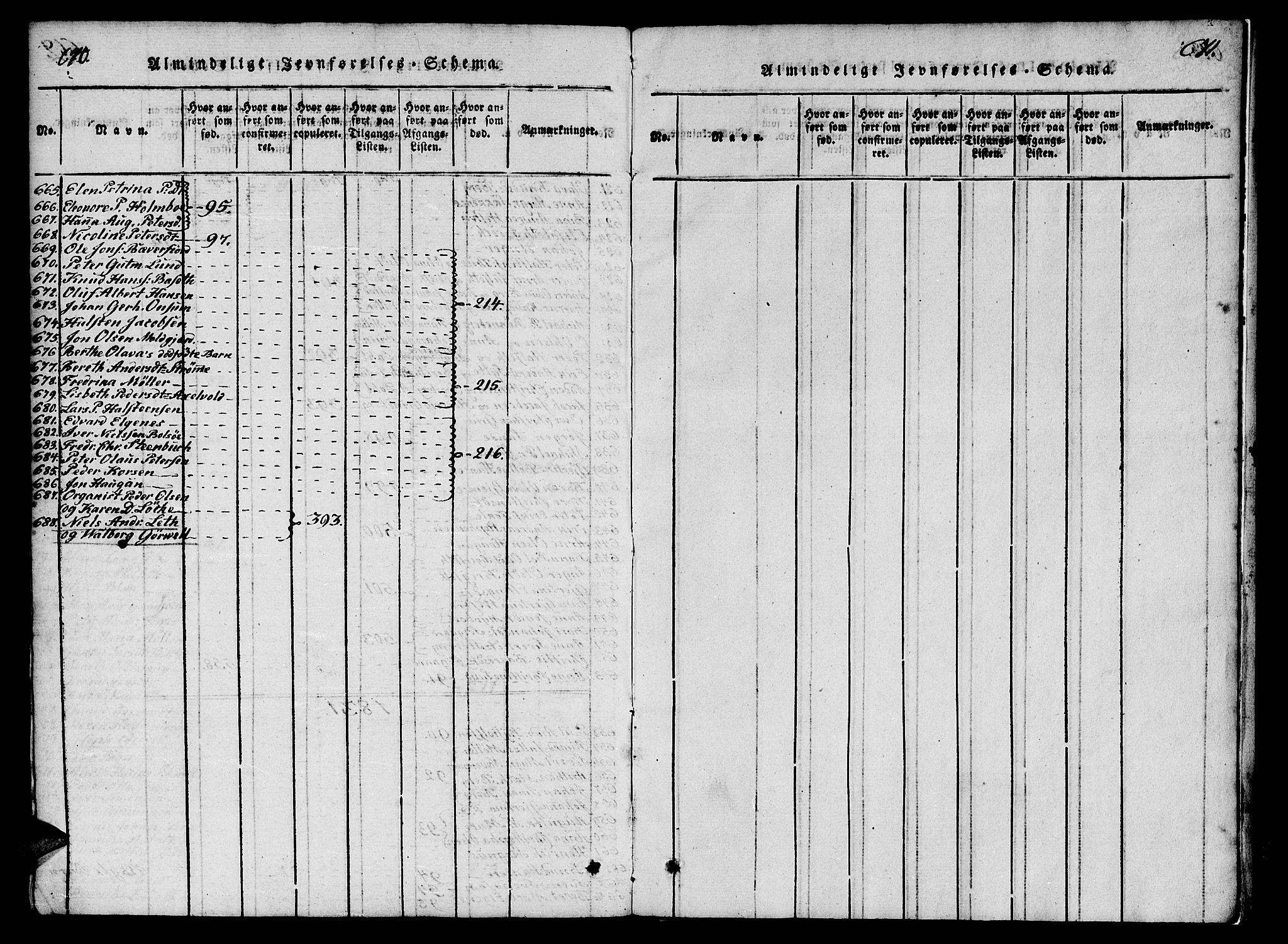 Ministerialprotokoller, klokkerbøker og fødselsregistre - Møre og Romsdal, SAT/A-1454/558/L0688: Parish register (official) no. 558A02, 1818-1843, p. 670-671