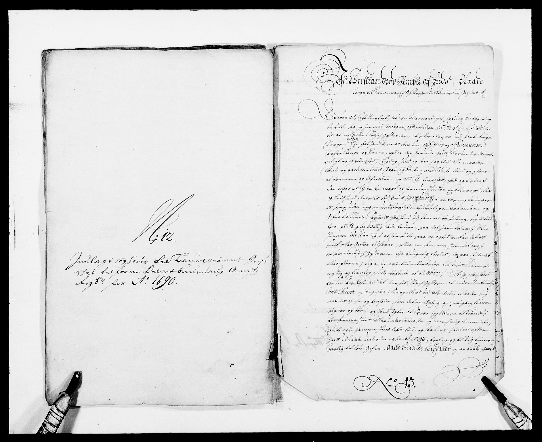 Rentekammeret inntil 1814, Reviderte regnskaper, Fogderegnskap, AV/RA-EA-4092/R33/L1972: Fogderegnskap Larvik grevskap, 1690-1691, p. 230