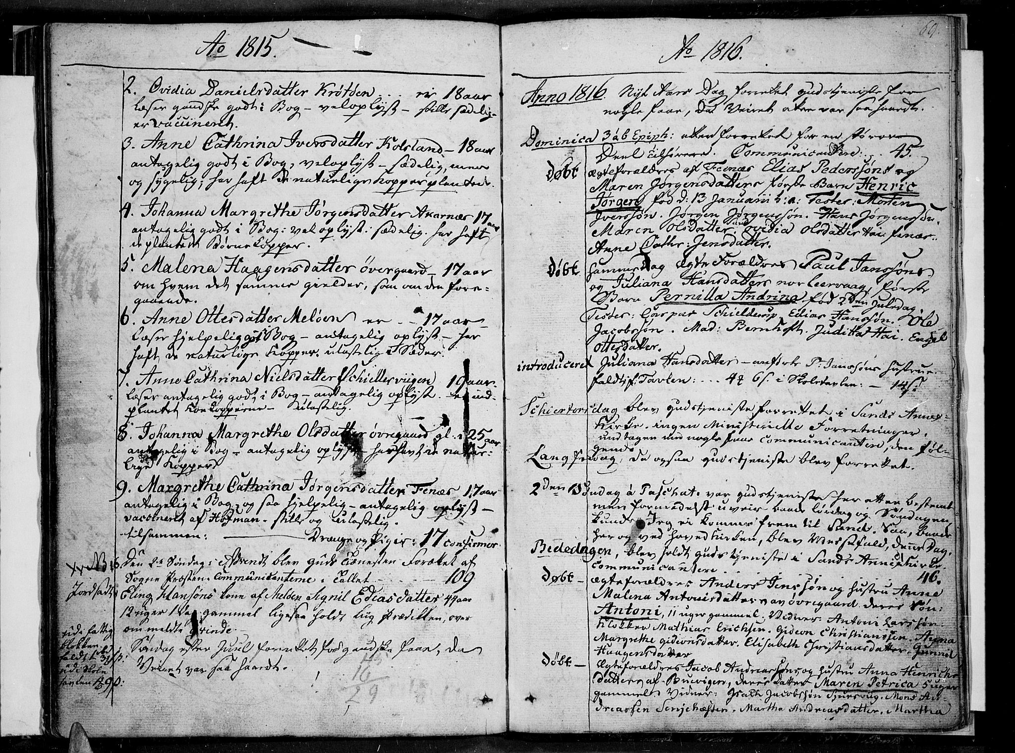 Trondenes sokneprestkontor, SATØ/S-1319/H/Ha/L0004kirke: Parish register (official) no. 4, 1797-1820, p. 69
