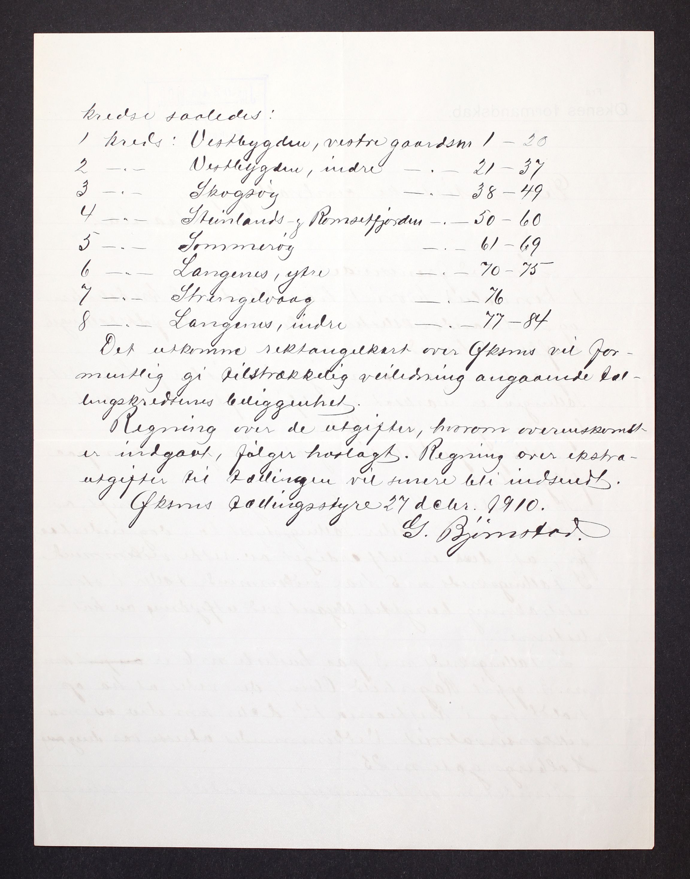 RA, 1910 census for Øksnes, 1910, p. 5