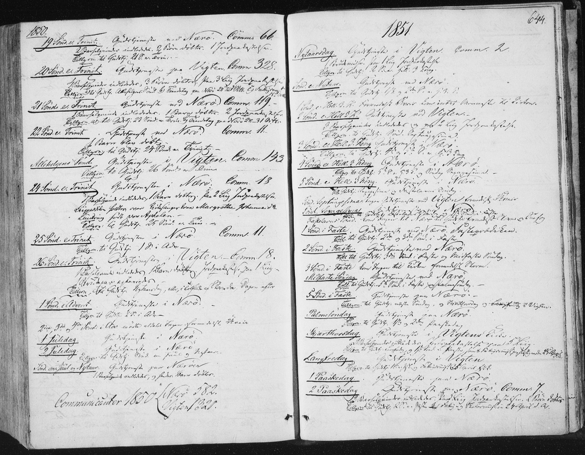 Ministerialprotokoller, klokkerbøker og fødselsregistre - Nord-Trøndelag, SAT/A-1458/784/L0669: Parish register (official) no. 784A04, 1829-1859, p. 644