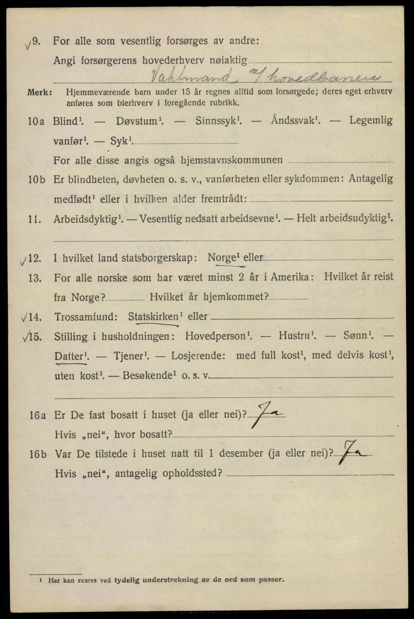 SAO, 1920 census for Kristiania, 1920, p. 264708