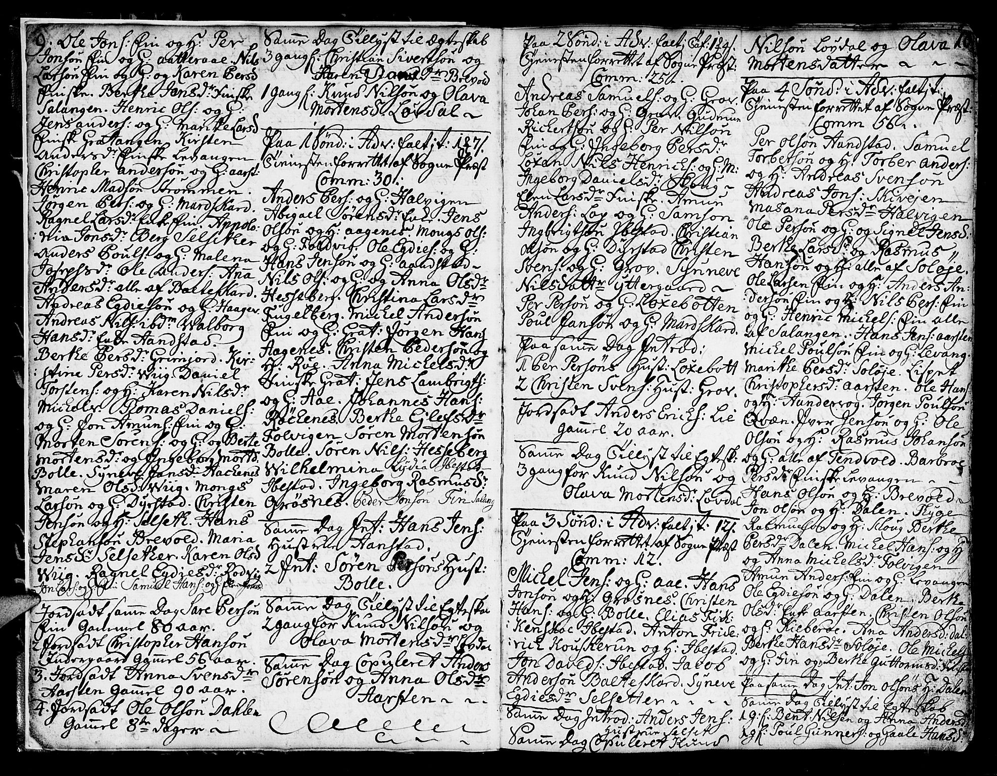 Ibestad sokneprestembete, SATØ/S-0077/H/Ha/Hab/L0001klokker: Parish register (copy) no. 1, 1776-1808, p. 9-10
