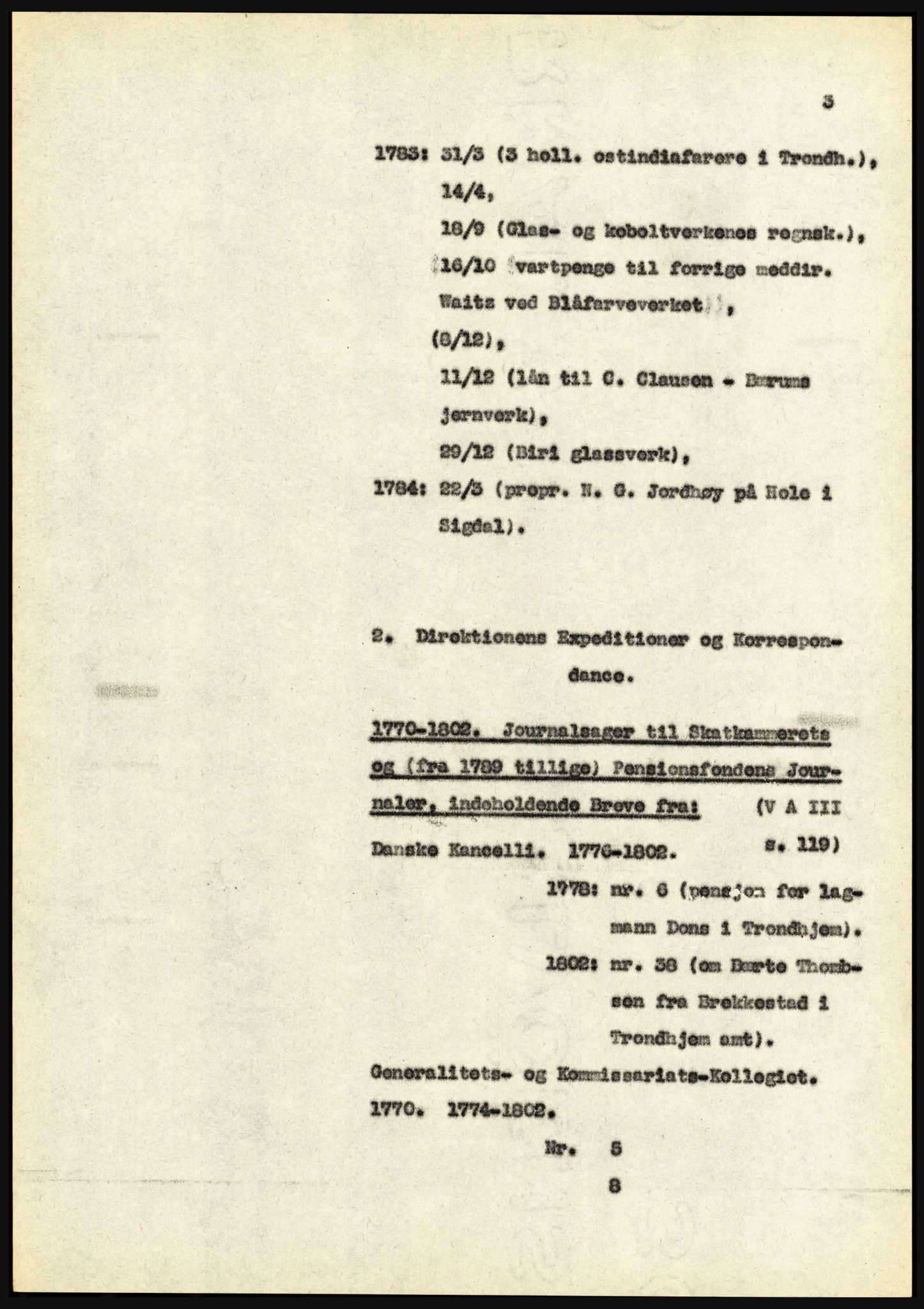 Riksarkivet, Seksjon for eldre arkiv og spesialsamlinger, AV/RA-EA-6797/H/Ha, 1953, p. 3