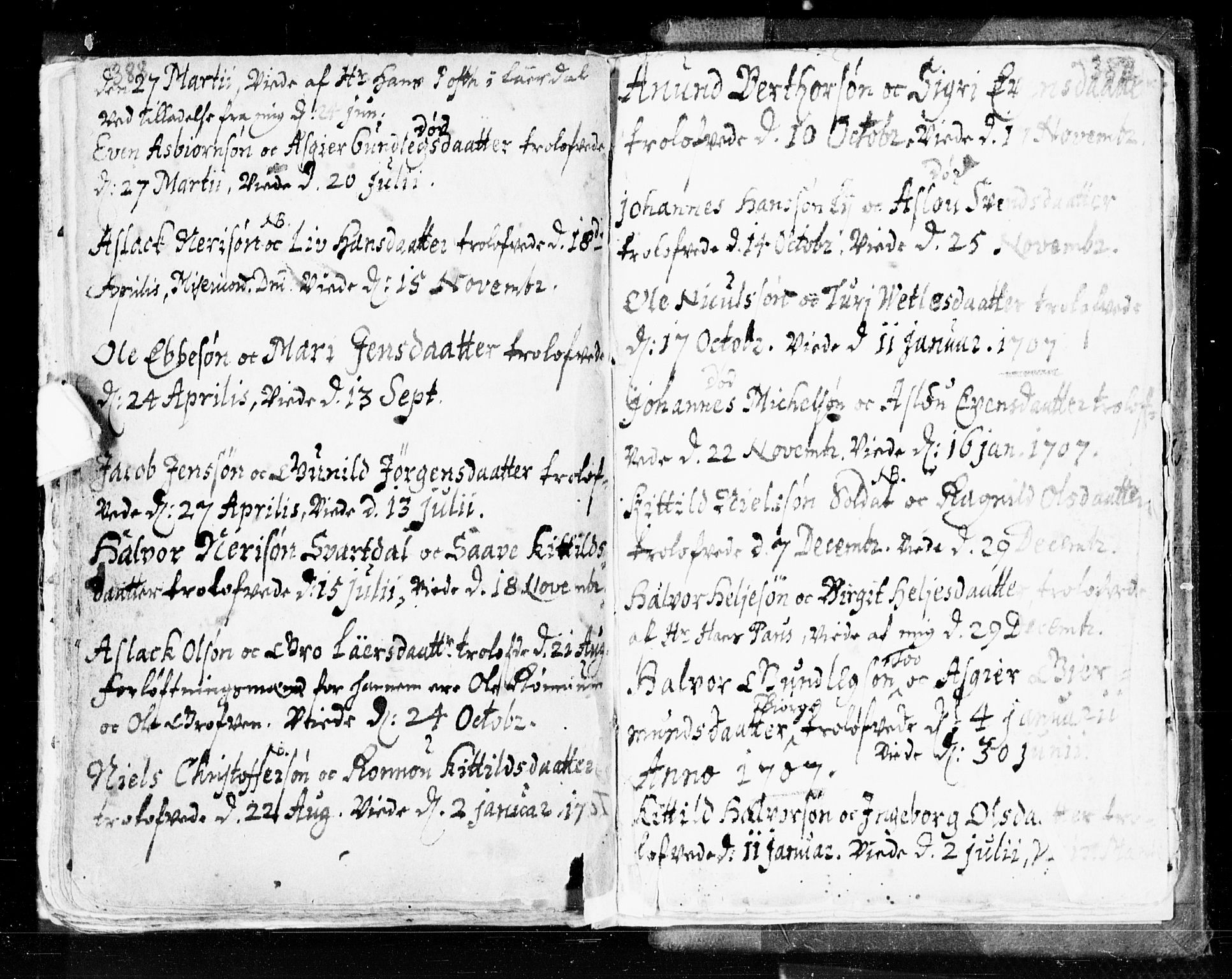 Seljord kirkebøker, SAKO/A-20/F/Fa/L0002: Parish register (official) no. I 2, 1689-1713, p. 388-389