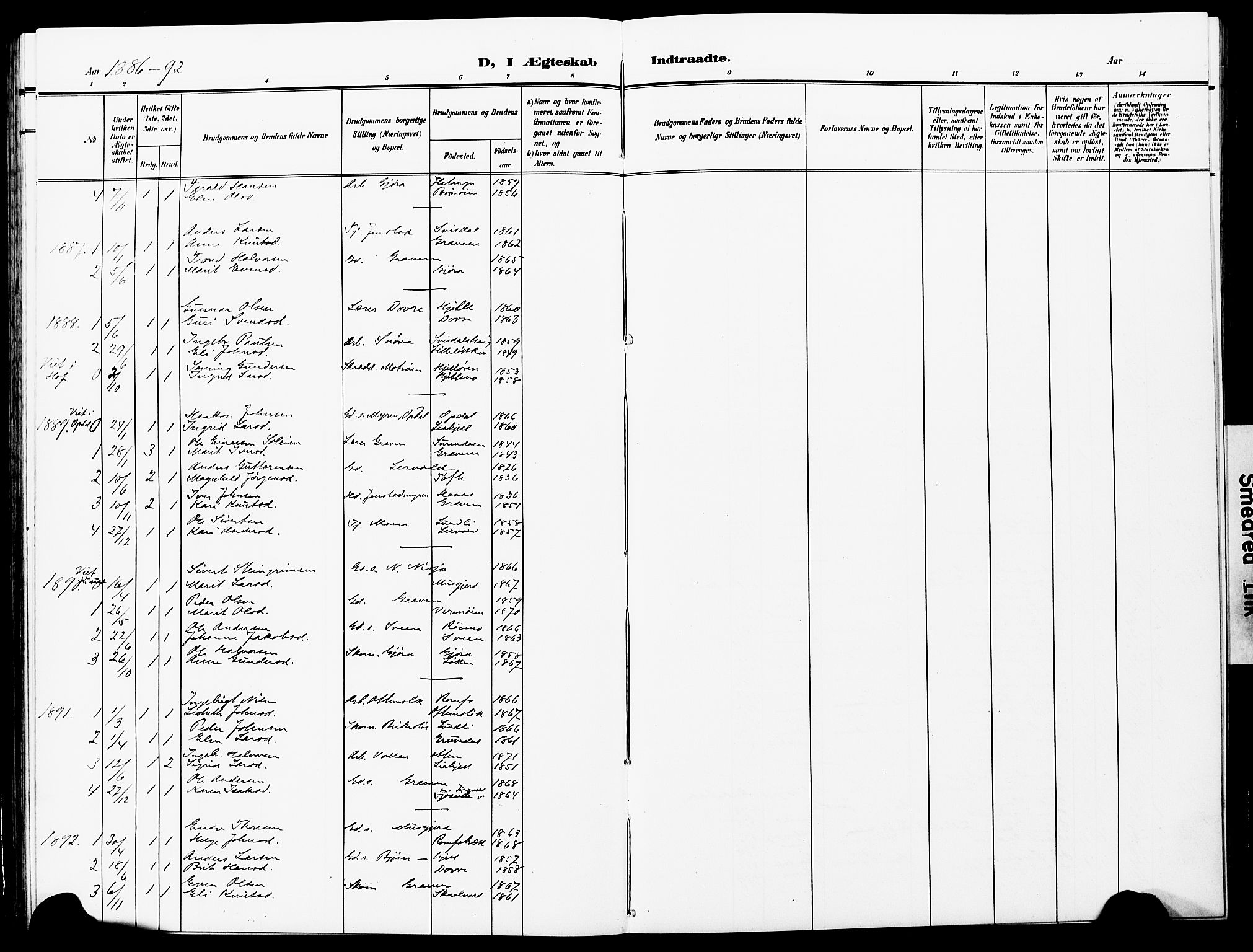 Ministerialprotokoller, klokkerbøker og fødselsregistre - Møre og Romsdal, AV/SAT-A-1454/591/L1020: Parish register (copy) no. 591C01, 1869-1930