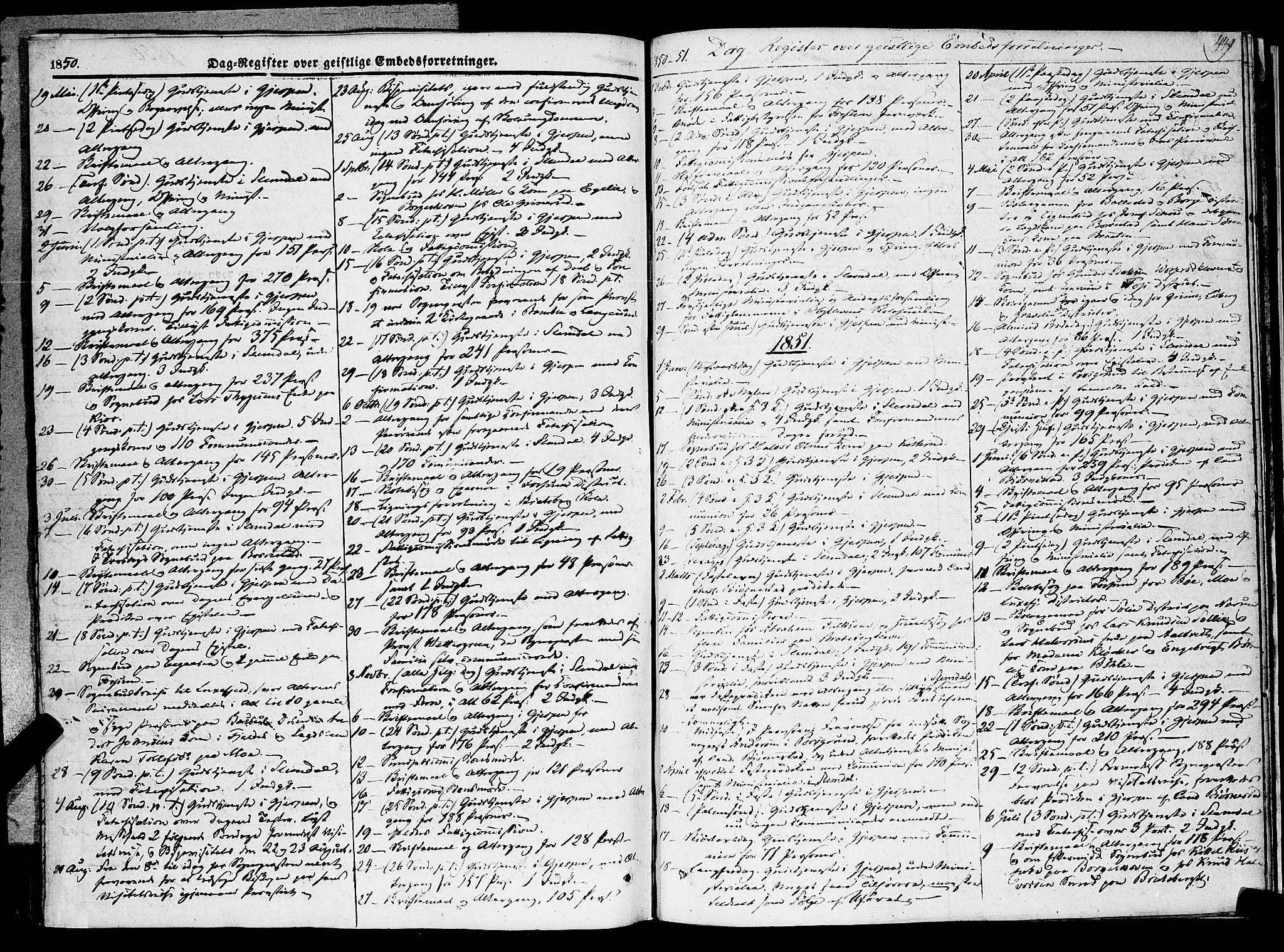 Gjerpen kirkebøker, SAKO/A-265/F/Fa/L0007b: Parish register (official) no. I 7B, 1834-1857, p. 449