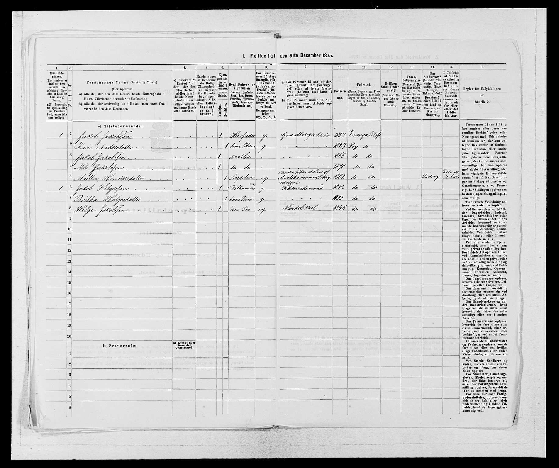 SAB, 1875 census for 1235P Voss, 1875, p. 1871