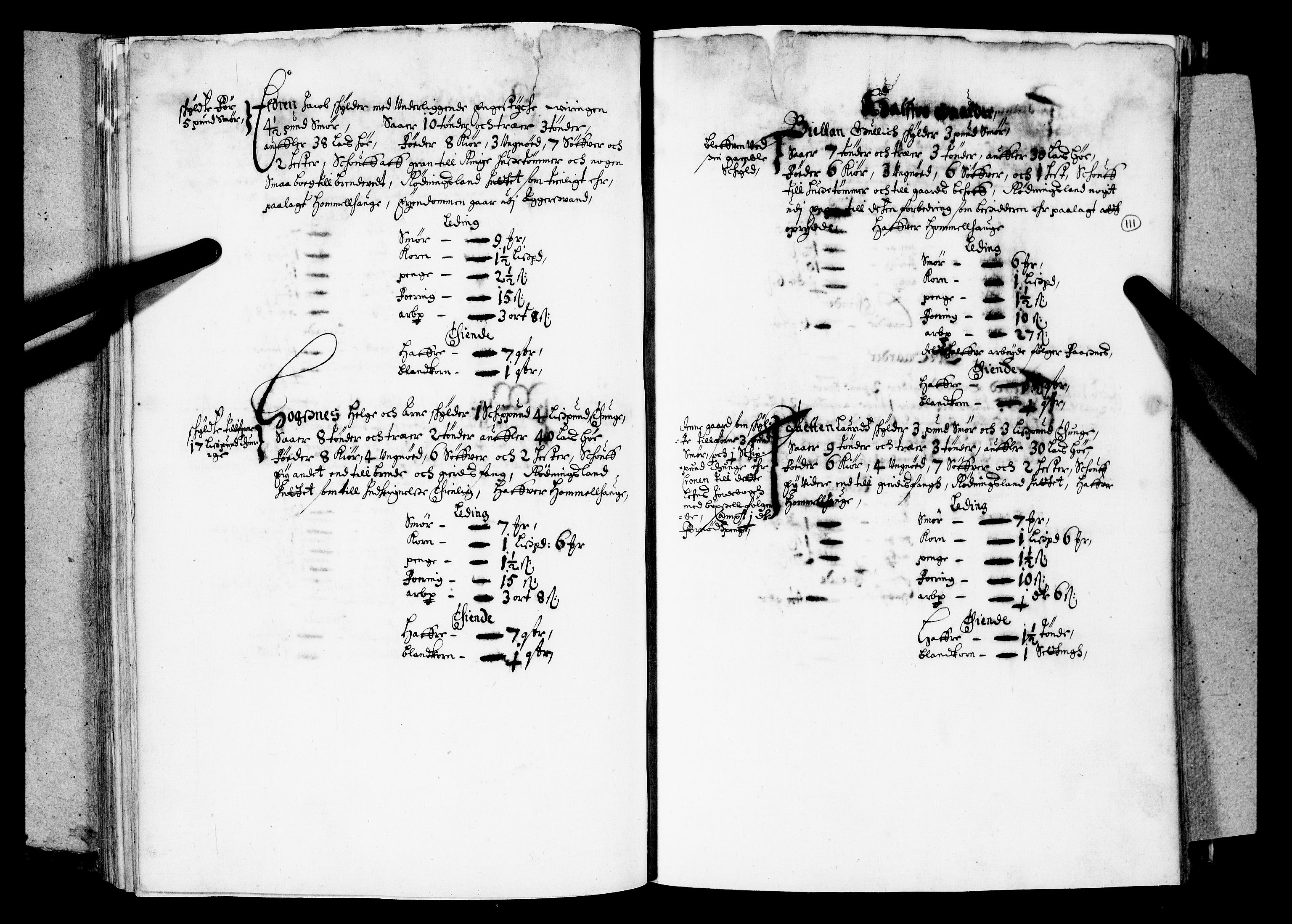 Rentekammeret inntil 1814, Realistisk ordnet avdeling, AV/RA-EA-4070/N/Nb/Nba/L0019: Tønsberg len, 1. del, 1668, p. 110b-111a