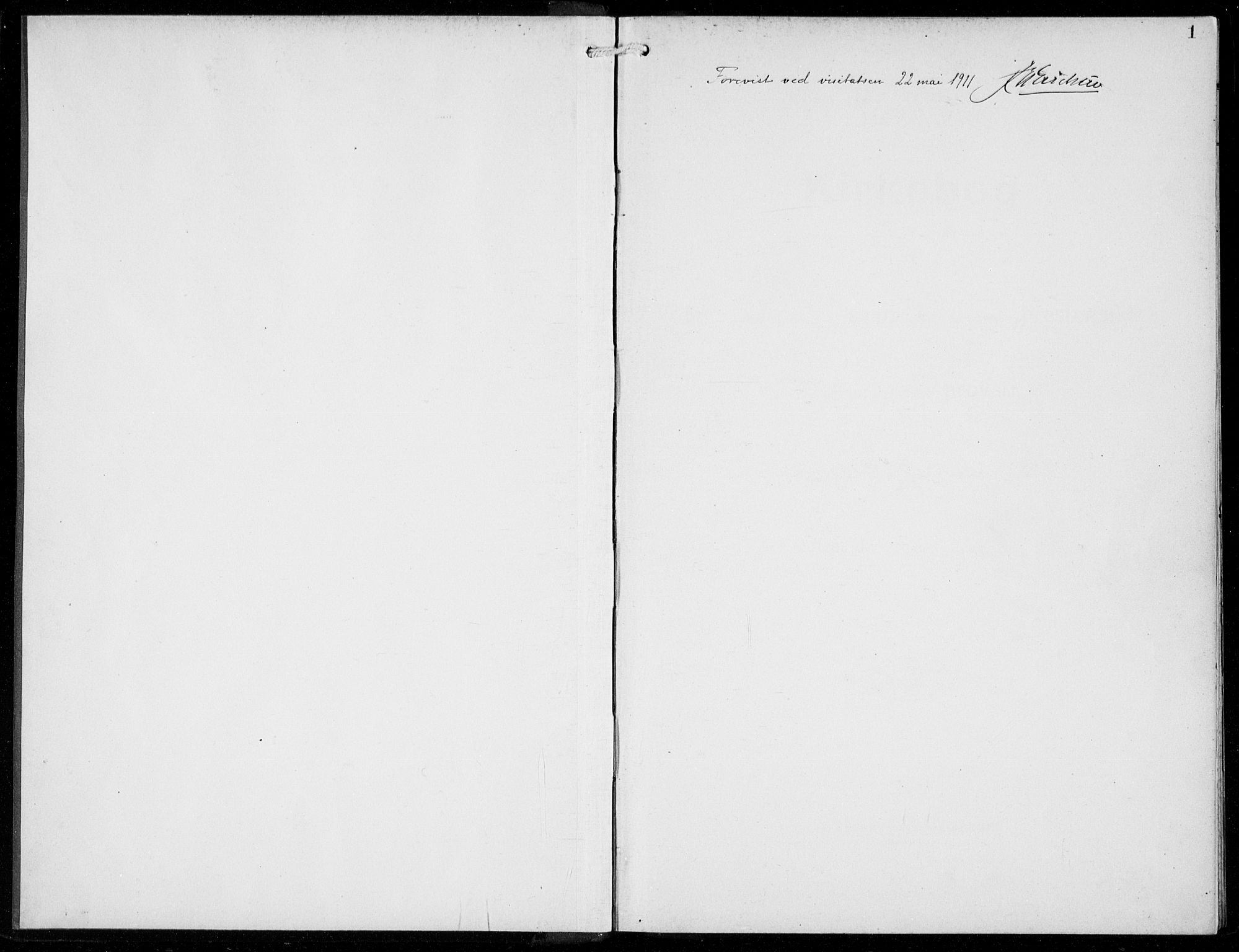 Odda Sokneprestembete, AV/SAB-A-77201/H/Hab: Parish register (copy) no. E 1, 1910-1940, p. 1