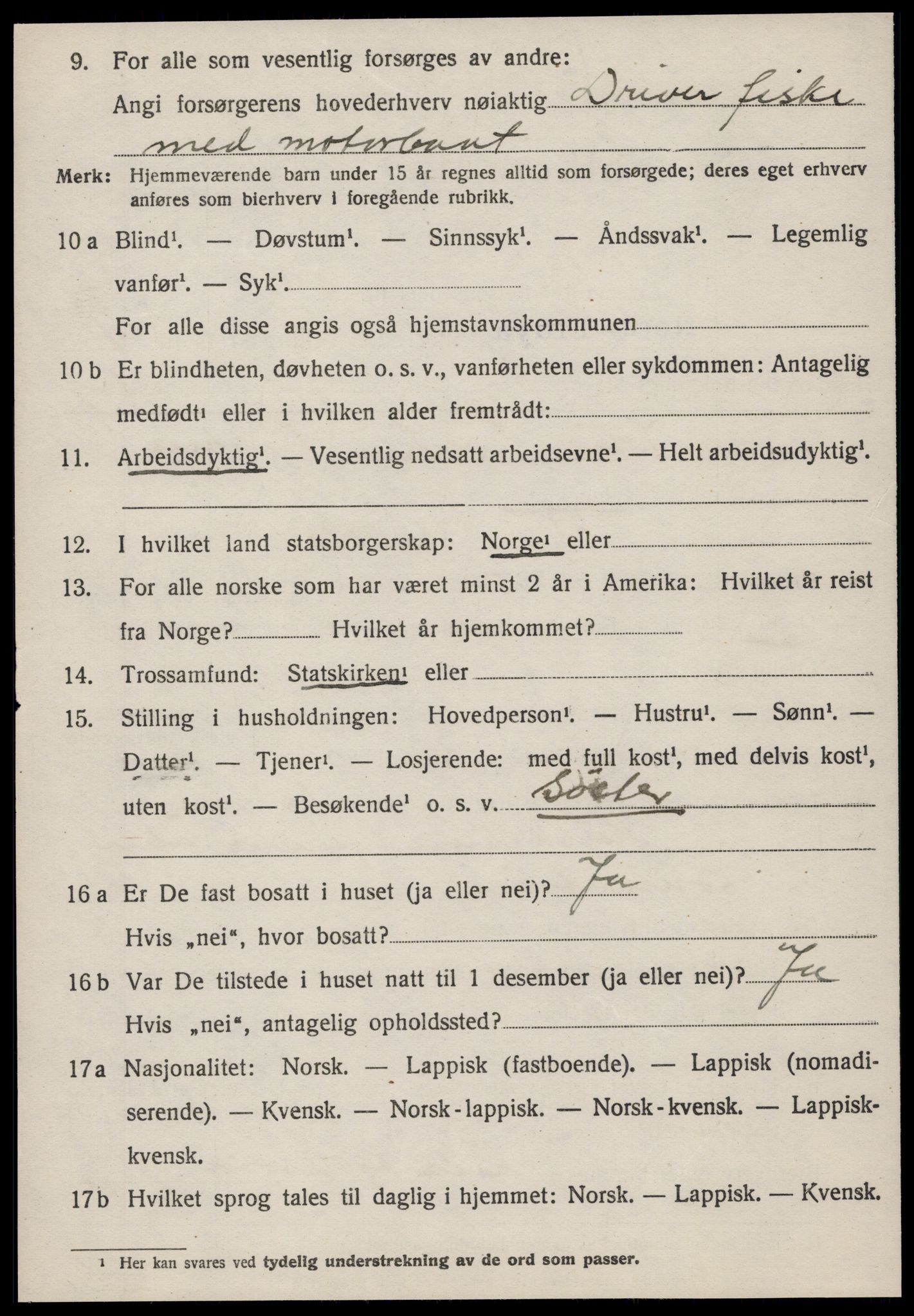 SAT, 1920 census for Nord-Frøya, 1920, p. 1410