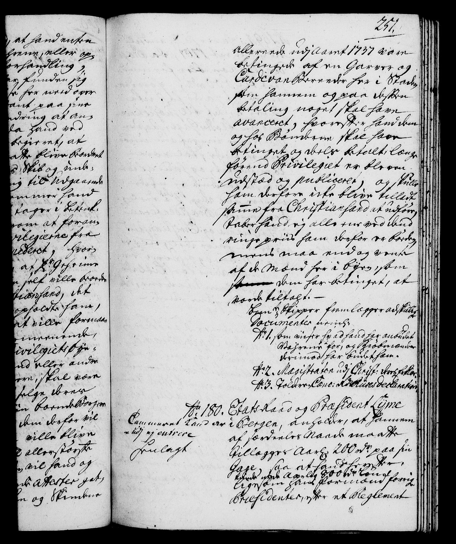 Rentekammeret, Kammerkanselliet, RA/EA-3111/G/Gh/Gha/L0020: Norsk ekstraktmemorialprotokoll (merket RK 53.65), 1738-1739, p. 251