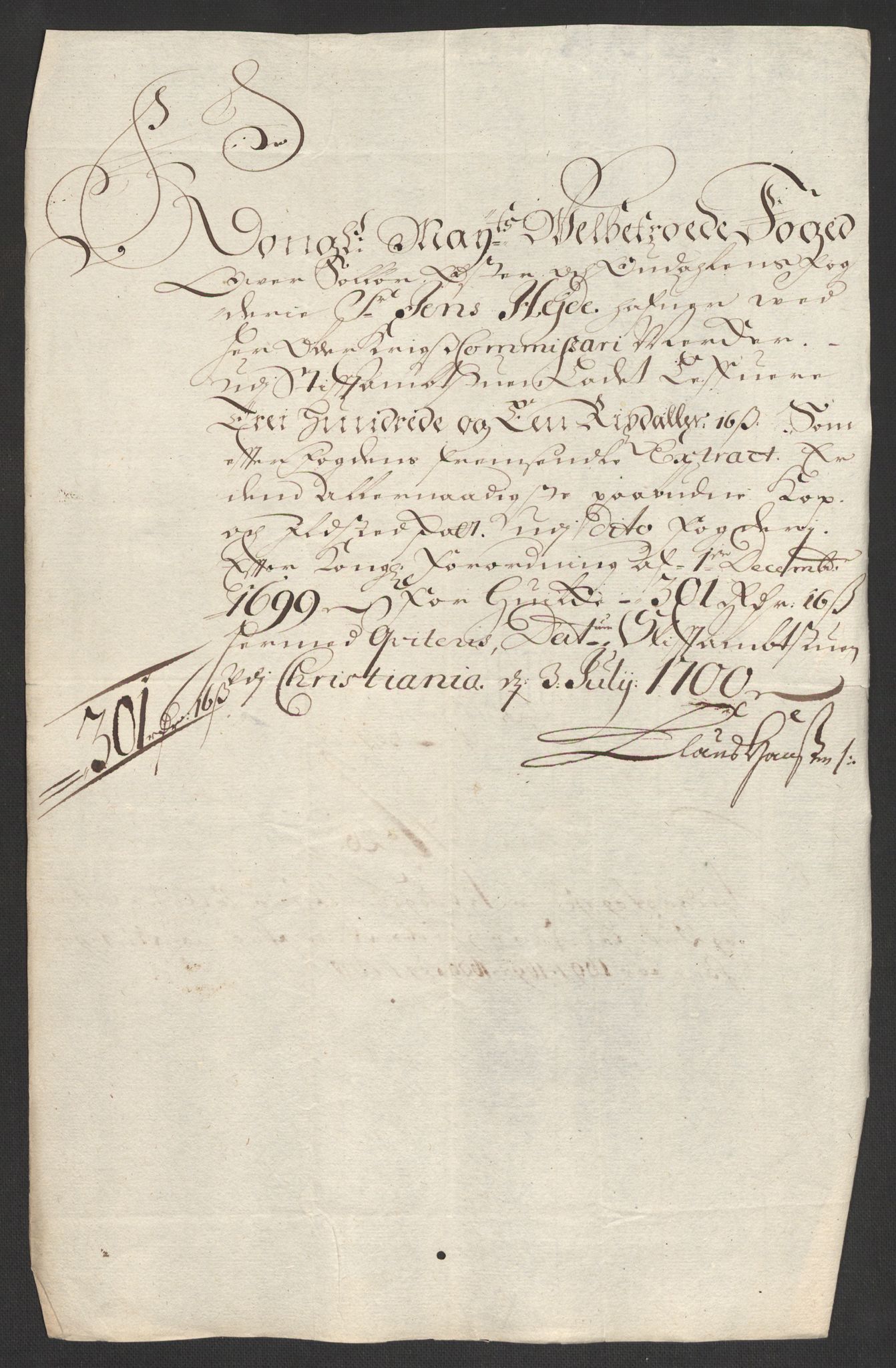 Rentekammeret inntil 1814, Reviderte regnskaper, Fogderegnskap, AV/RA-EA-4092/R13/L0838: Fogderegnskap Solør, Odal og Østerdal, 1700, p. 433