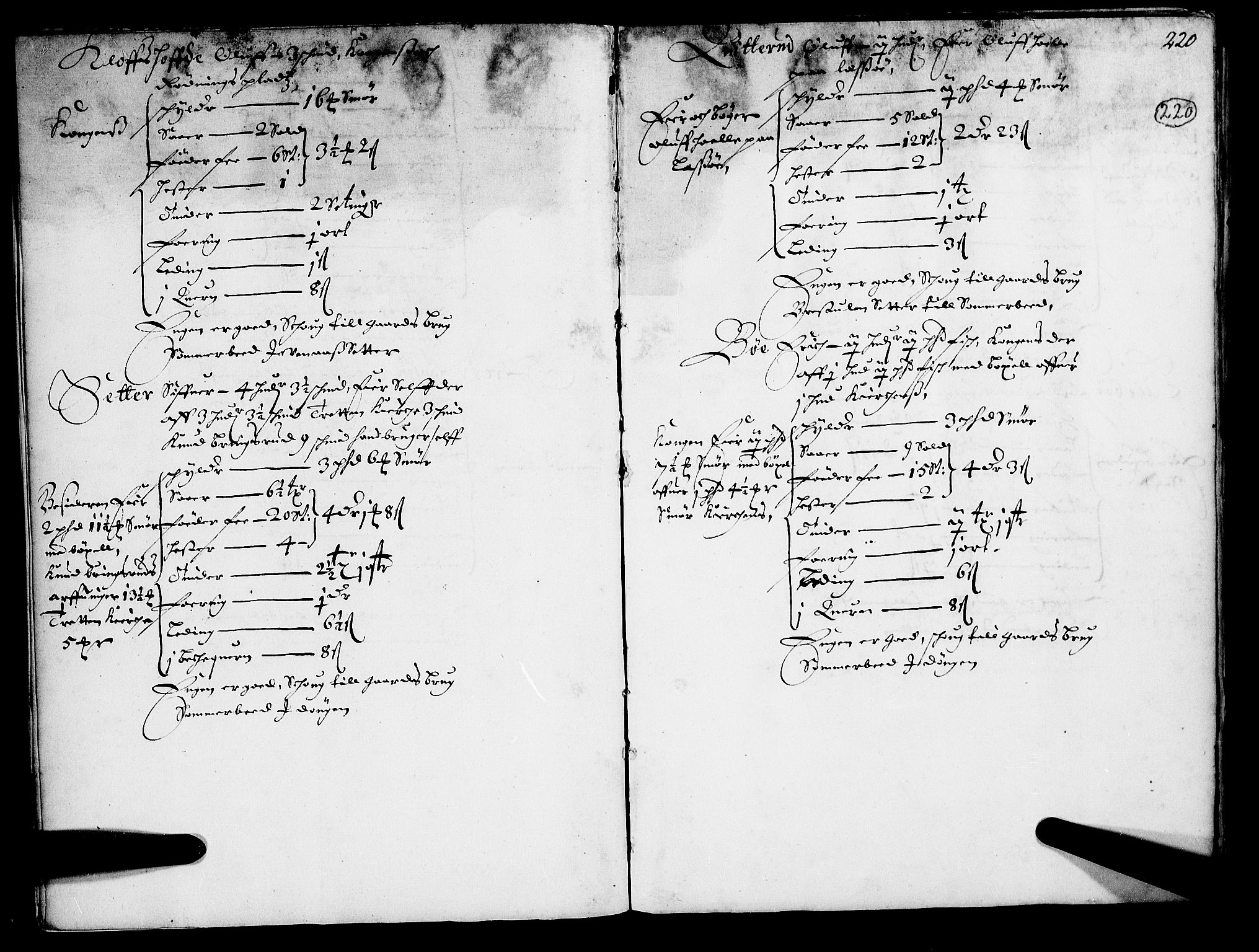 Rentekammeret inntil 1814, Realistisk ordnet avdeling, RA/EA-4070/N/Nb/Nba/L0015: Gudbrandsdalen fogderi, 2. del, 1668, p. 219b-220a