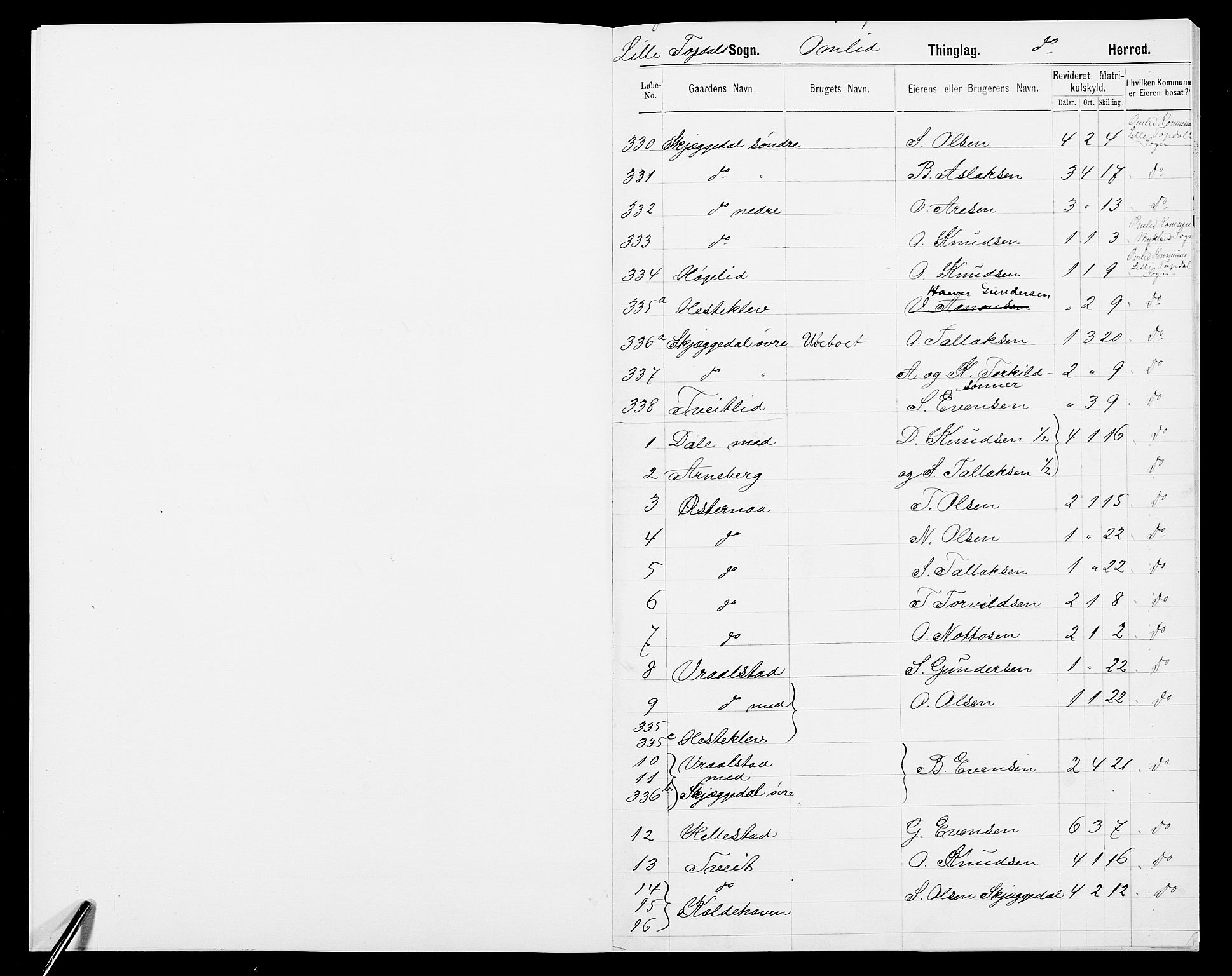 SAK, 1875 census for 0929P Åmli, 1875, p. 5