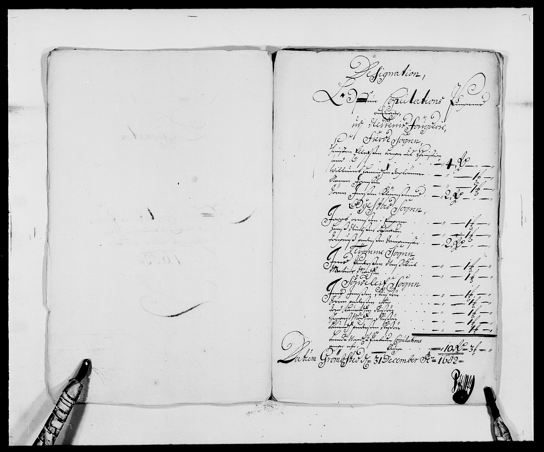 Rentekammeret inntil 1814, Reviderte regnskaper, Fogderegnskap, RA/EA-4092/R39/L2304: Fogderegnskap Nedenes, 1680-1682, p. 405
