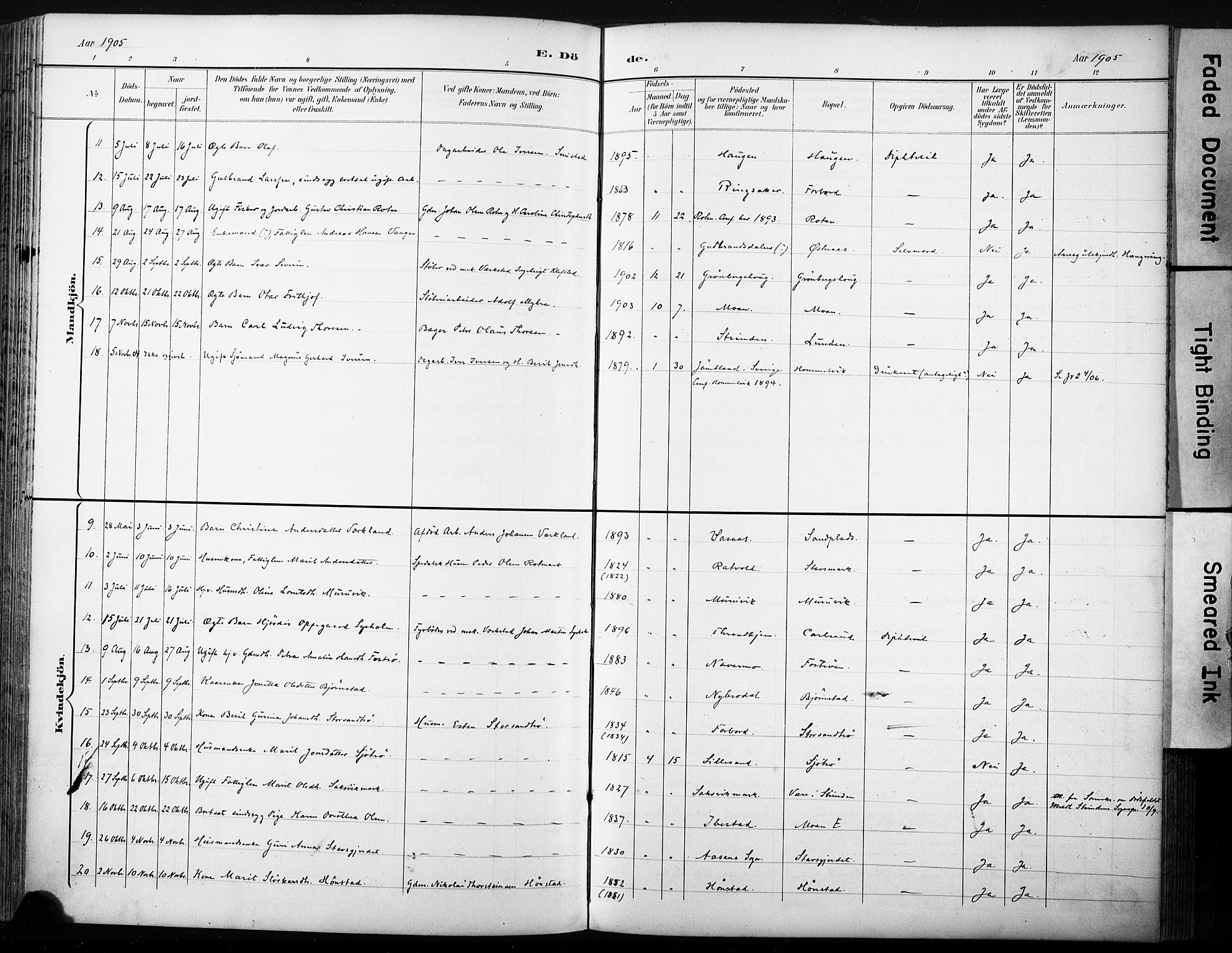 Ministerialprotokoller, klokkerbøker og fødselsregistre - Sør-Trøndelag, AV/SAT-A-1456/616/L0411: Parish register (official) no. 616A08, 1894-1906