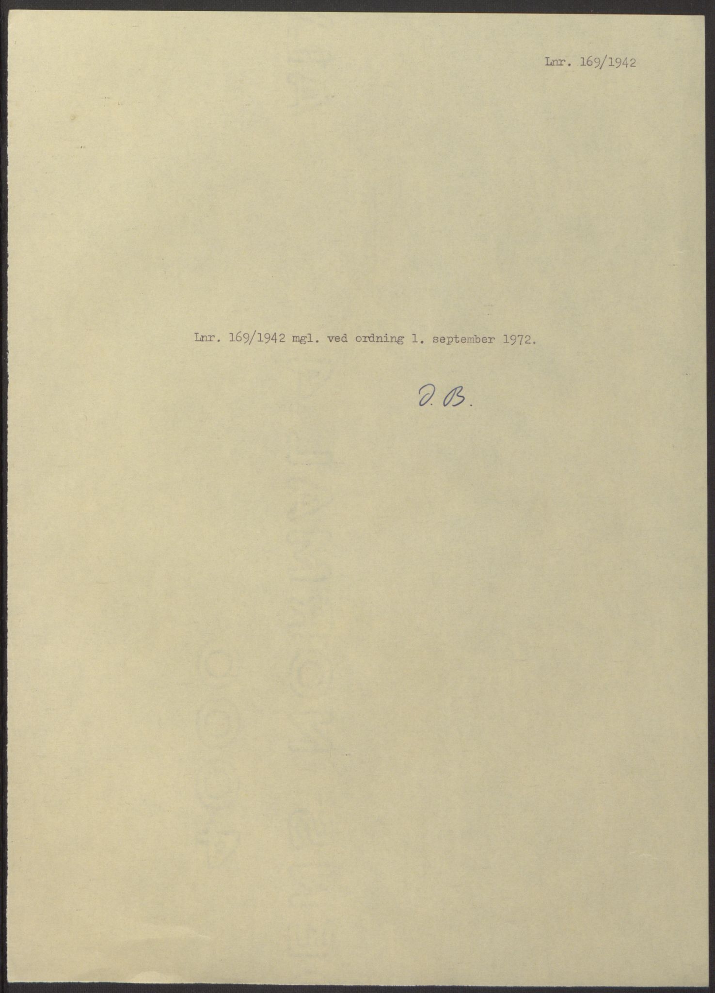 NS-administrasjonen 1940-1945 (Statsrådsekretariatet, de kommisariske statsråder mm), RA/S-4279/D/Db/L0098: Lover II, 1942, p. 266