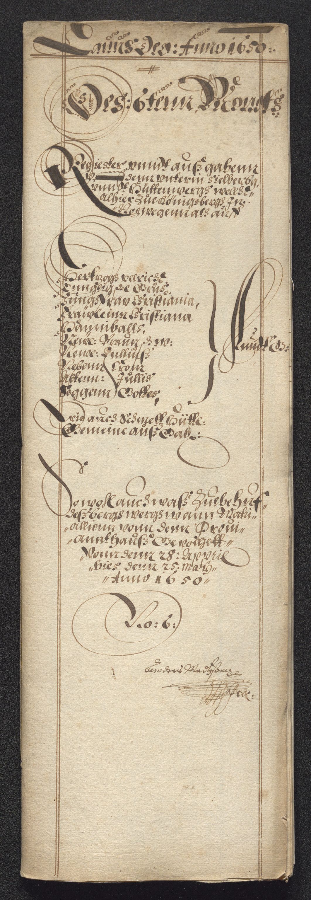 Kongsberg Sølvverk 1623-1816, SAKO/EA-3135/001/D/Dc/Dcd/L0024: Utgiftsregnskap for gruver m.m. , 1650, p. 407