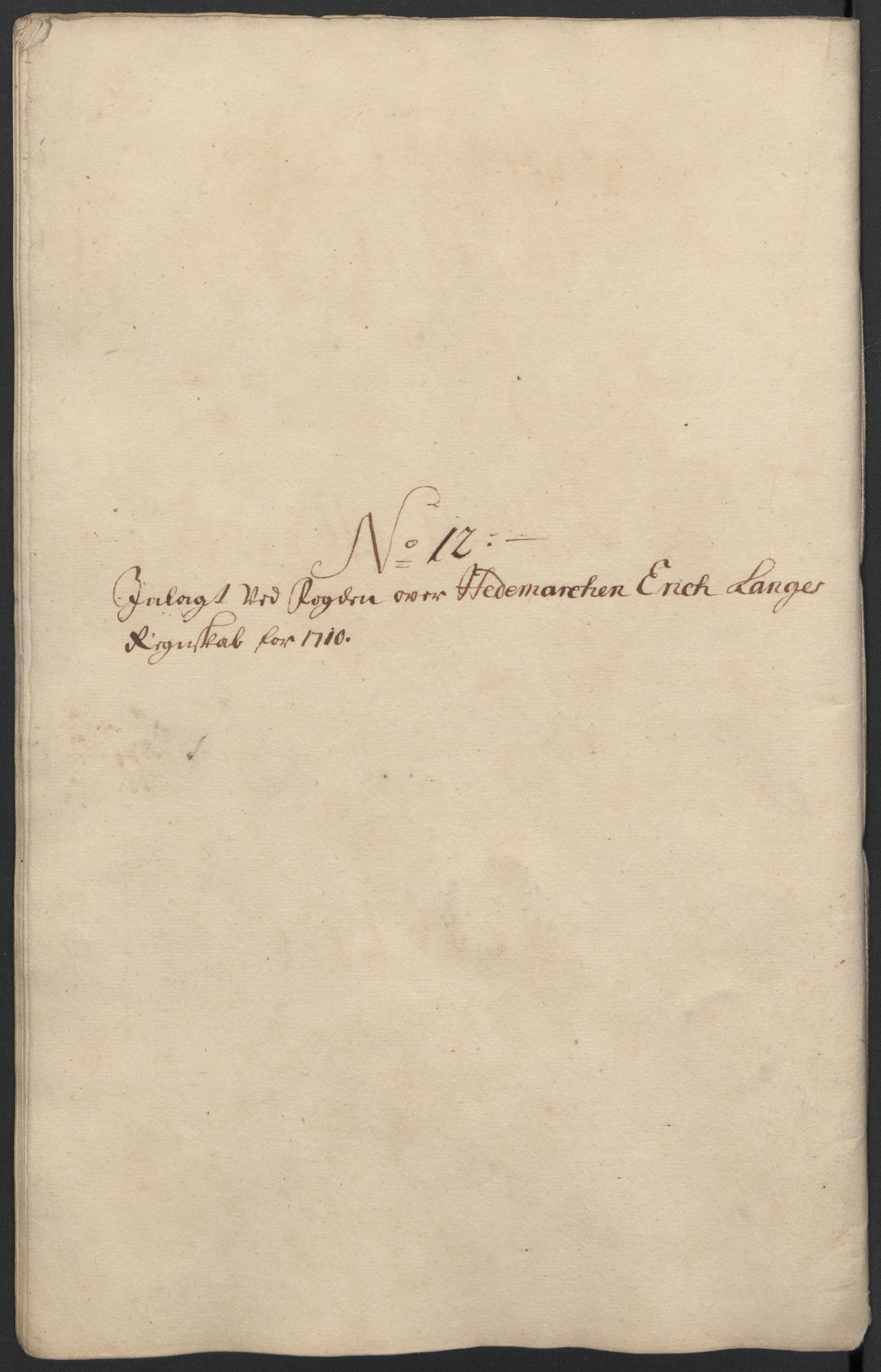 Rentekammeret inntil 1814, Reviderte regnskaper, Fogderegnskap, RA/EA-4092/R16/L1046: Fogderegnskap Hedmark, 1710, p. 291