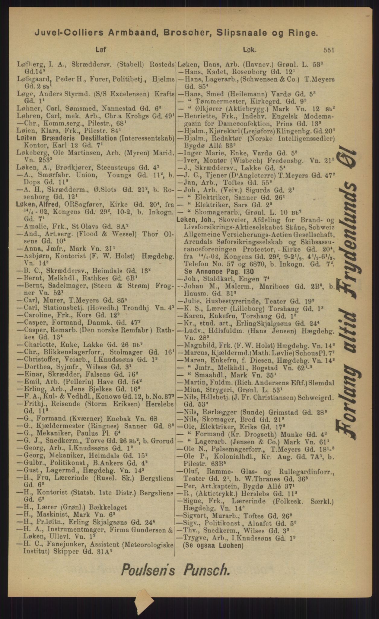 Kristiania/Oslo adressebok, PUBL/-, 1902, p. 551