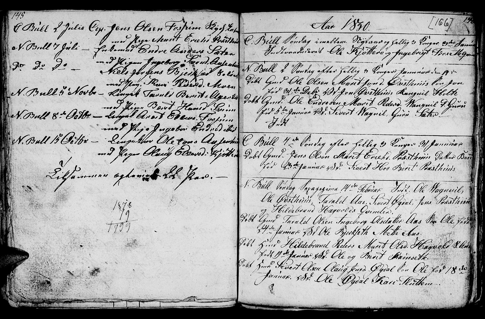 Ministerialprotokoller, klokkerbøker og fødselsregistre - Sør-Trøndelag, SAT/A-1456/689/L1042: Parish register (copy) no. 689C01, 1812-1841, p. 165-166