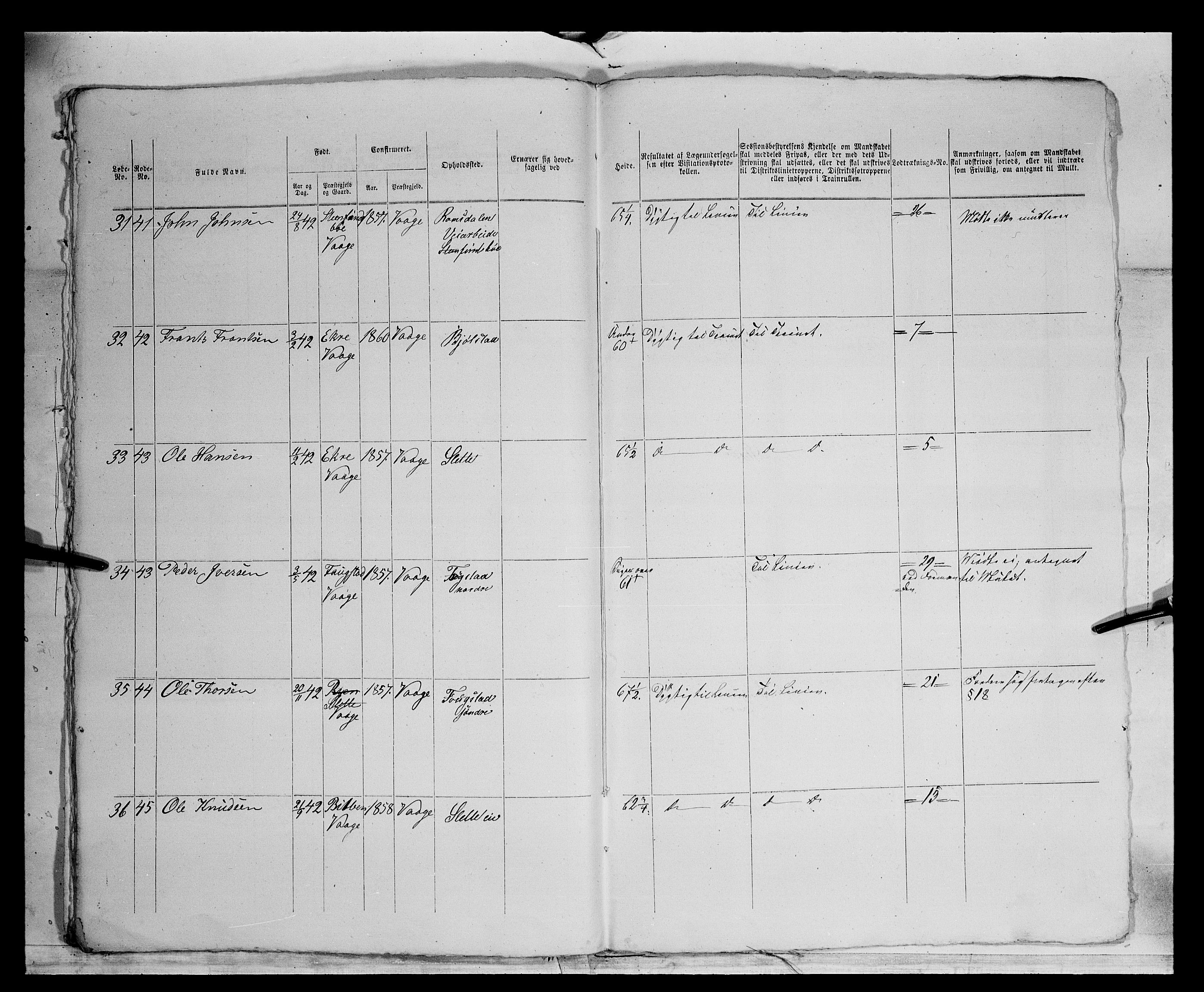 Fylkesmannen i Oppland, AV/SAH-FYO-002/1/K/Kg/L1174: Fron, Nordre og Søndre Fron, Vågå, 1860-1879, p. 396