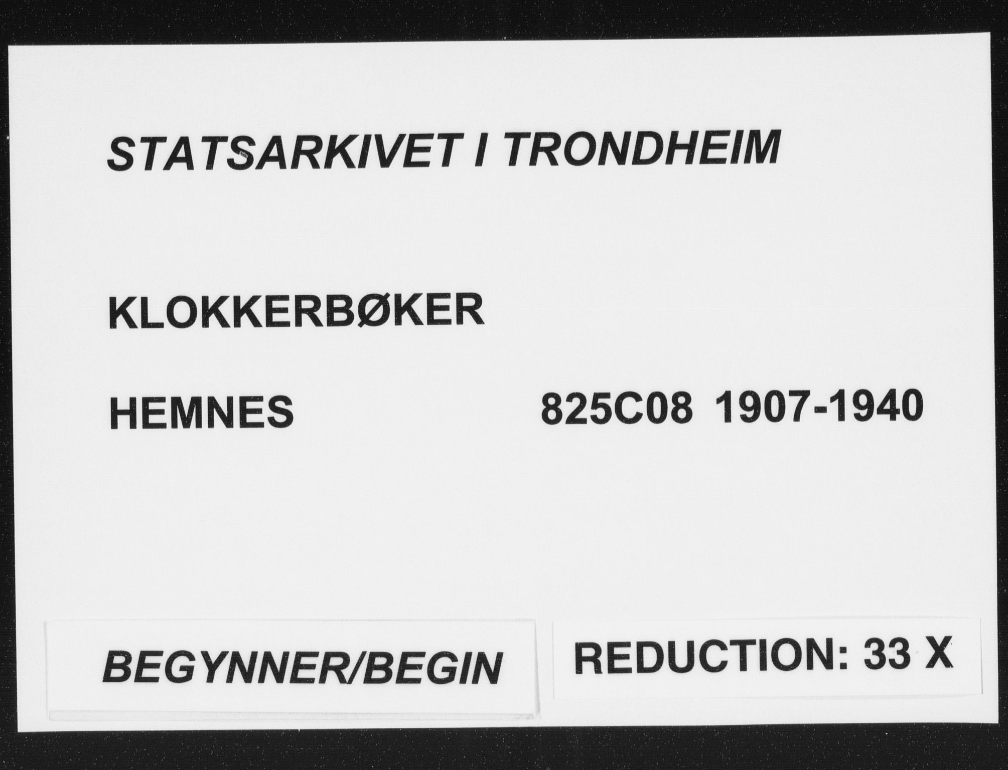 Ministerialprotokoller, klokkerbøker og fødselsregistre - Nordland, AV/SAT-A-1459/825/L0371: Parish register (copy) no. 825C08, 1907-1940