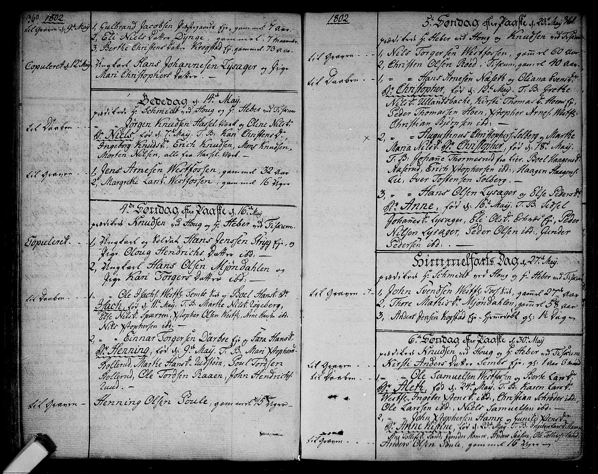 Eiker kirkebøker, AV/SAKO-A-4/F/Fa/L0009: Parish register (official) no. I 9, 1789-1806, p. 360-361