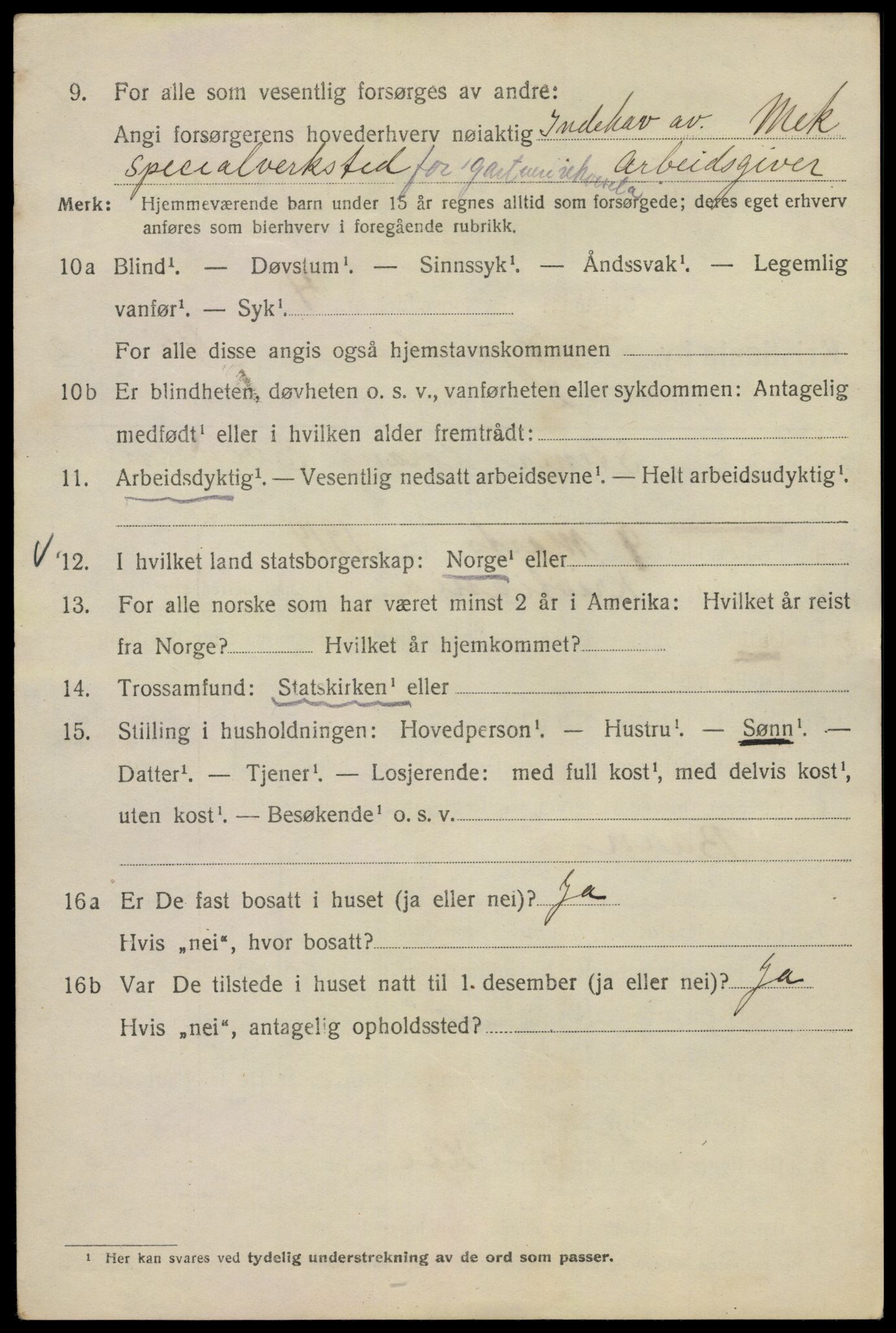 SAO, 1920 census for Kristiania, 1920, p. 229942