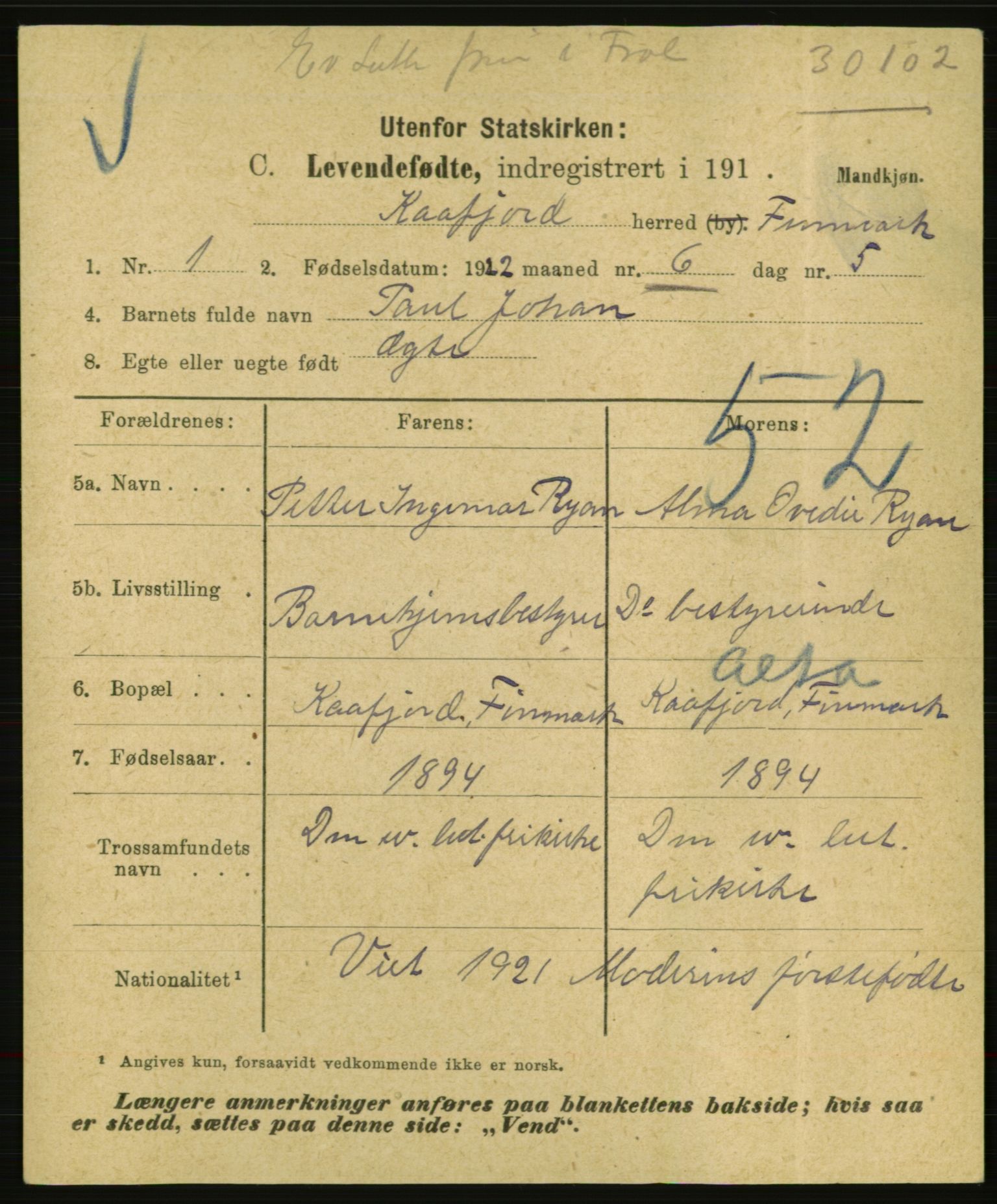 Statistisk sentralbyrå, Sosiodemografiske emner, Befolkning, AV/RA-S-2228/E/L0020: Fødte, gifte, døde dissentere., 1922, p. 1735